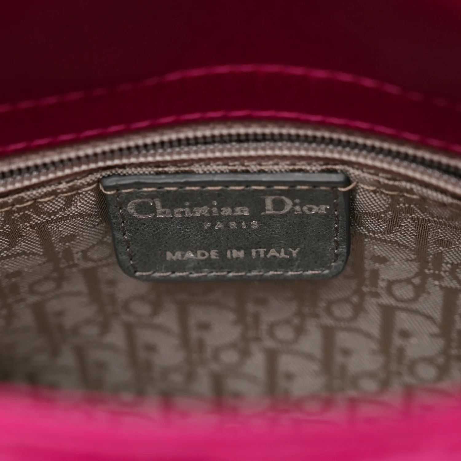 Satin Cannage Mini Lady Dior Pink - Image 6