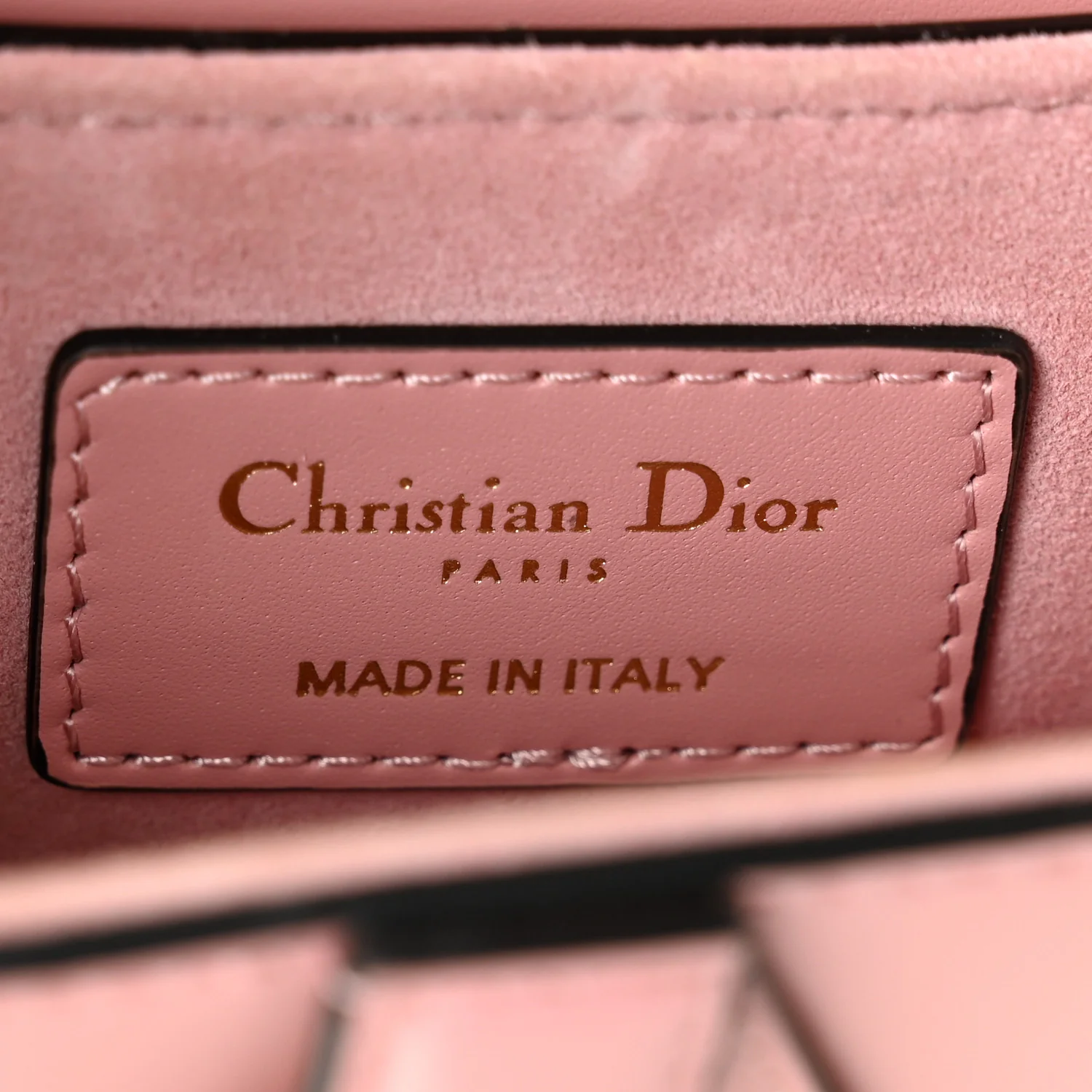 Smooth Calfskin Mini Saddle Bag Antique Pink - Image 6