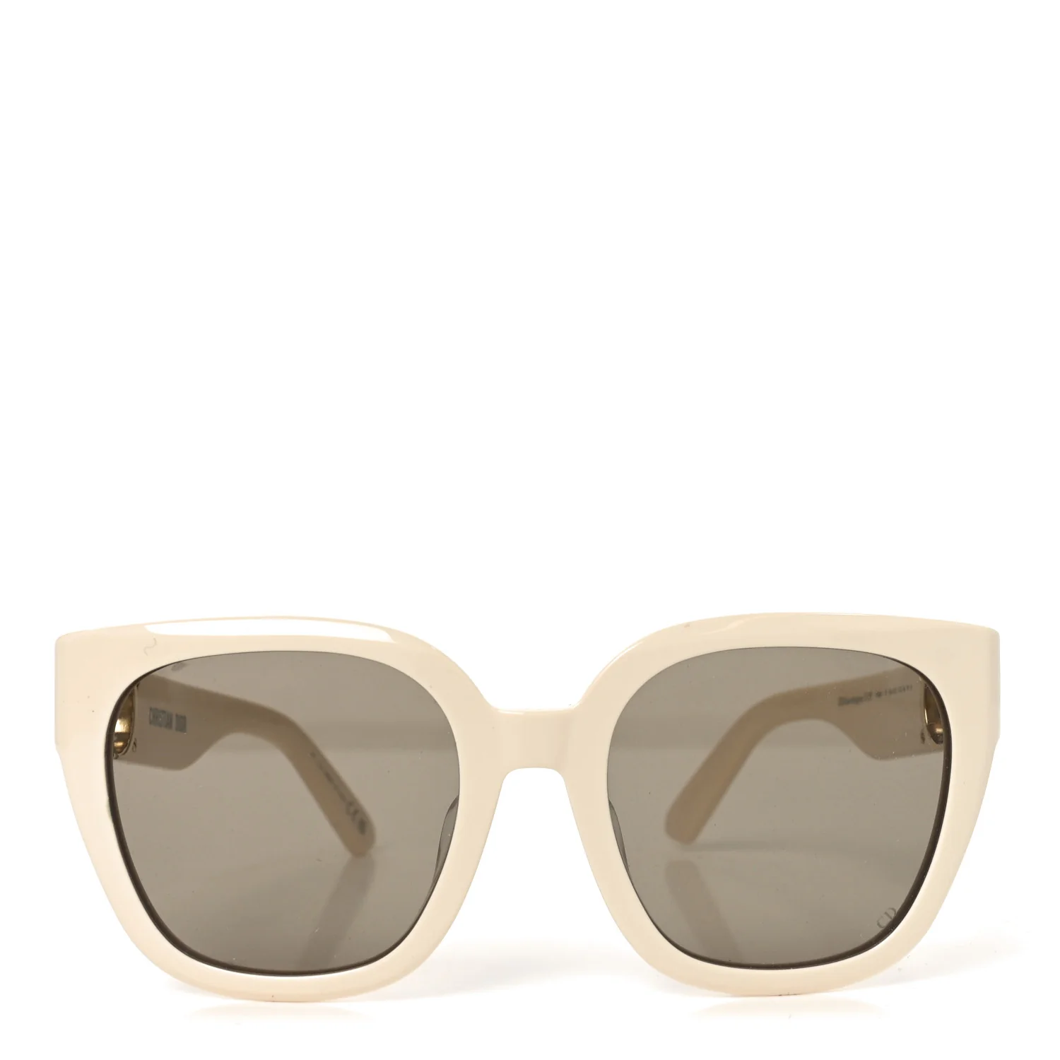 Square 30 Montaigne S10F Sunglasses White - Image 2