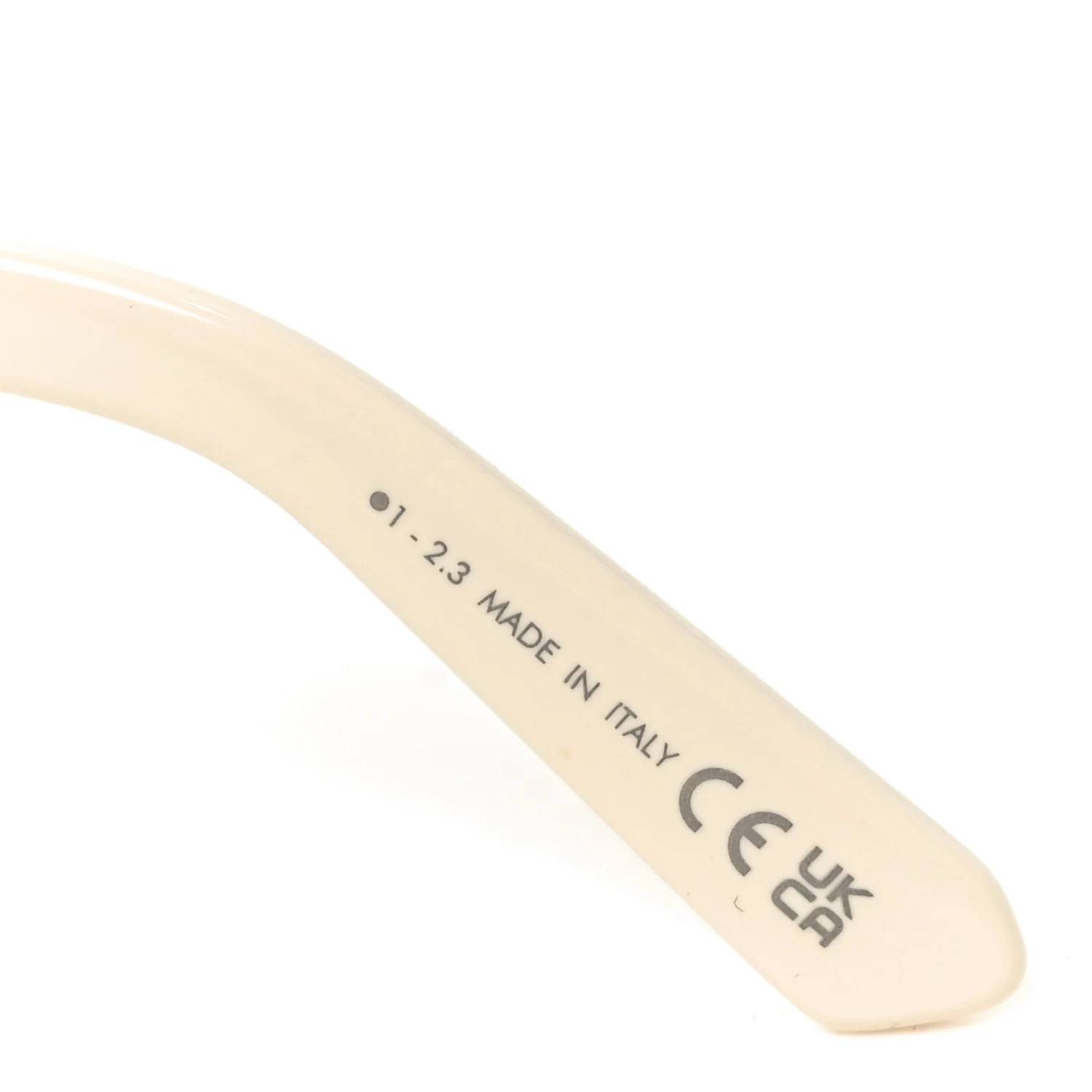 Square 30 Montaigne S10F Sunglasses White - Image 6