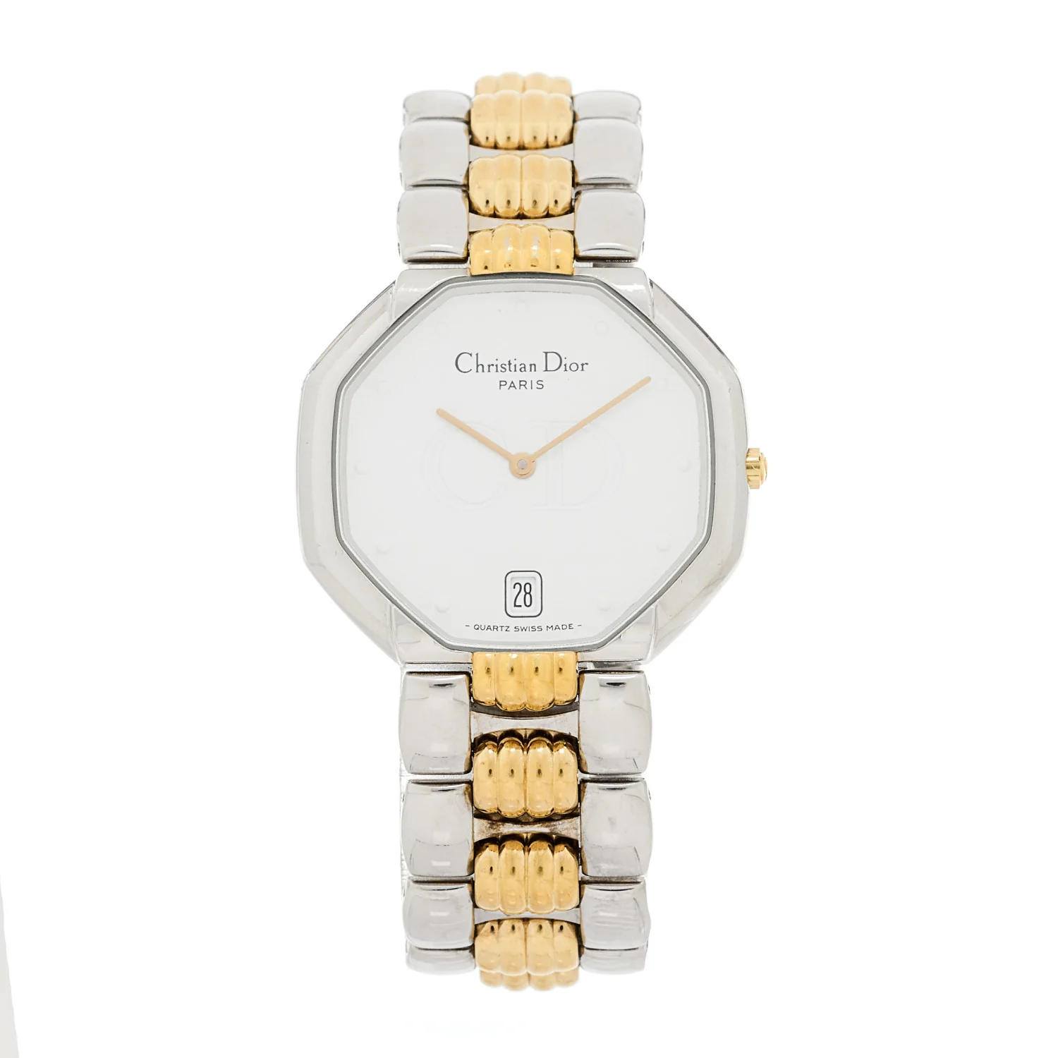 Stainless Steel 32mm Octagon Quartz Watch