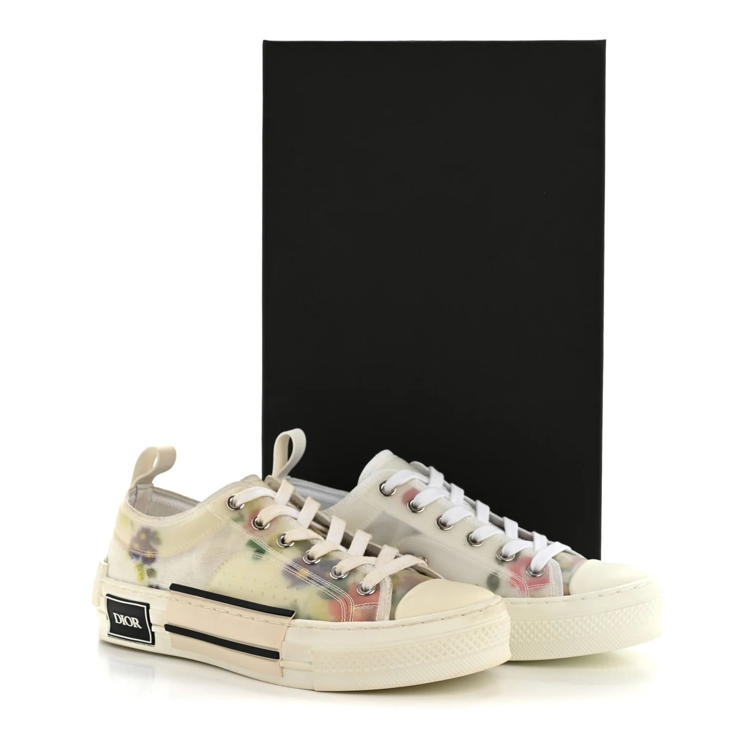 Technical Canvas Floral B23 Low Top Sneakers 36 White Multicolor - Image 9