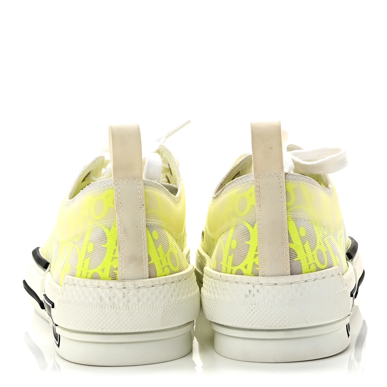 Technical Canvas Oblique Mens B23 Low Top Sneaker 42 Yellow - Image 6