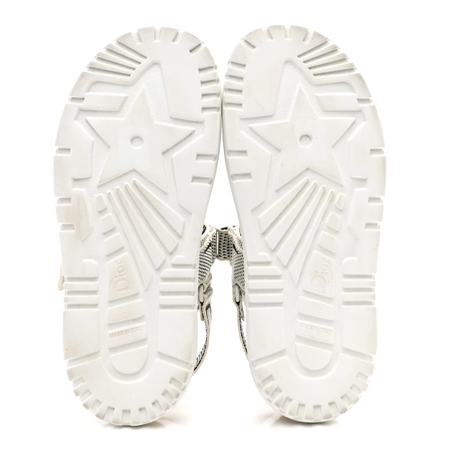 Technical Knit Jute Dioract 10mm Sandals 38.5 White Black - Image 6