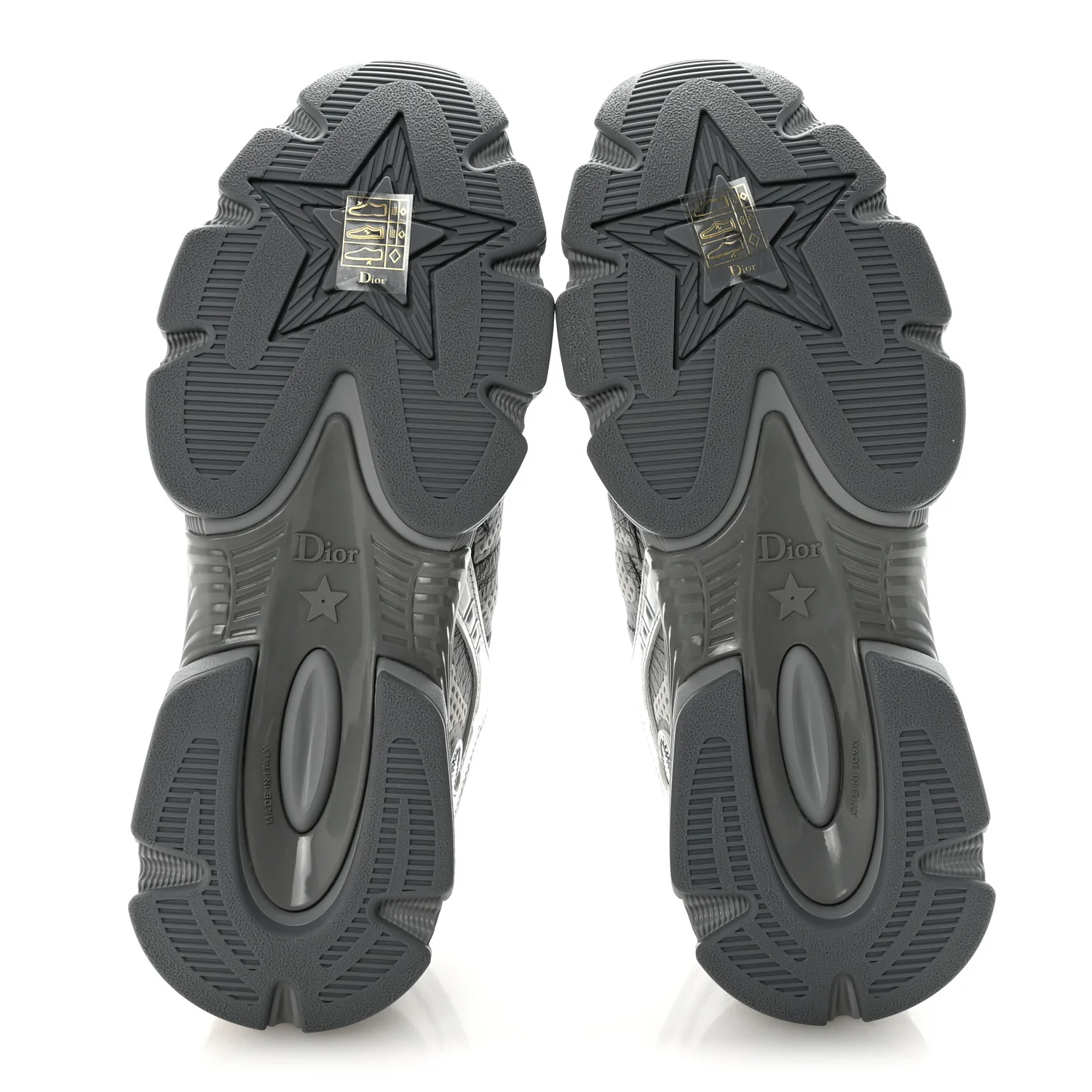 Technical Mesh Dior Chrono Sneakers 38 Silver - Image 6