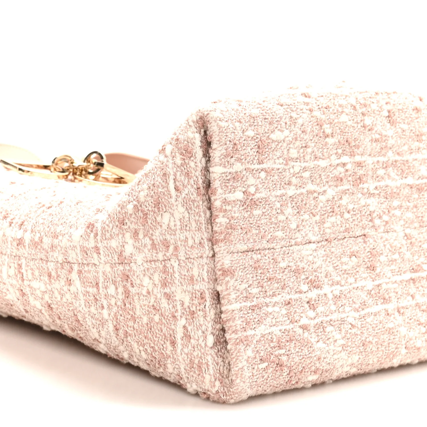 Tweed Cannage Small Vertical Toujours Rose des Vents - Image 9