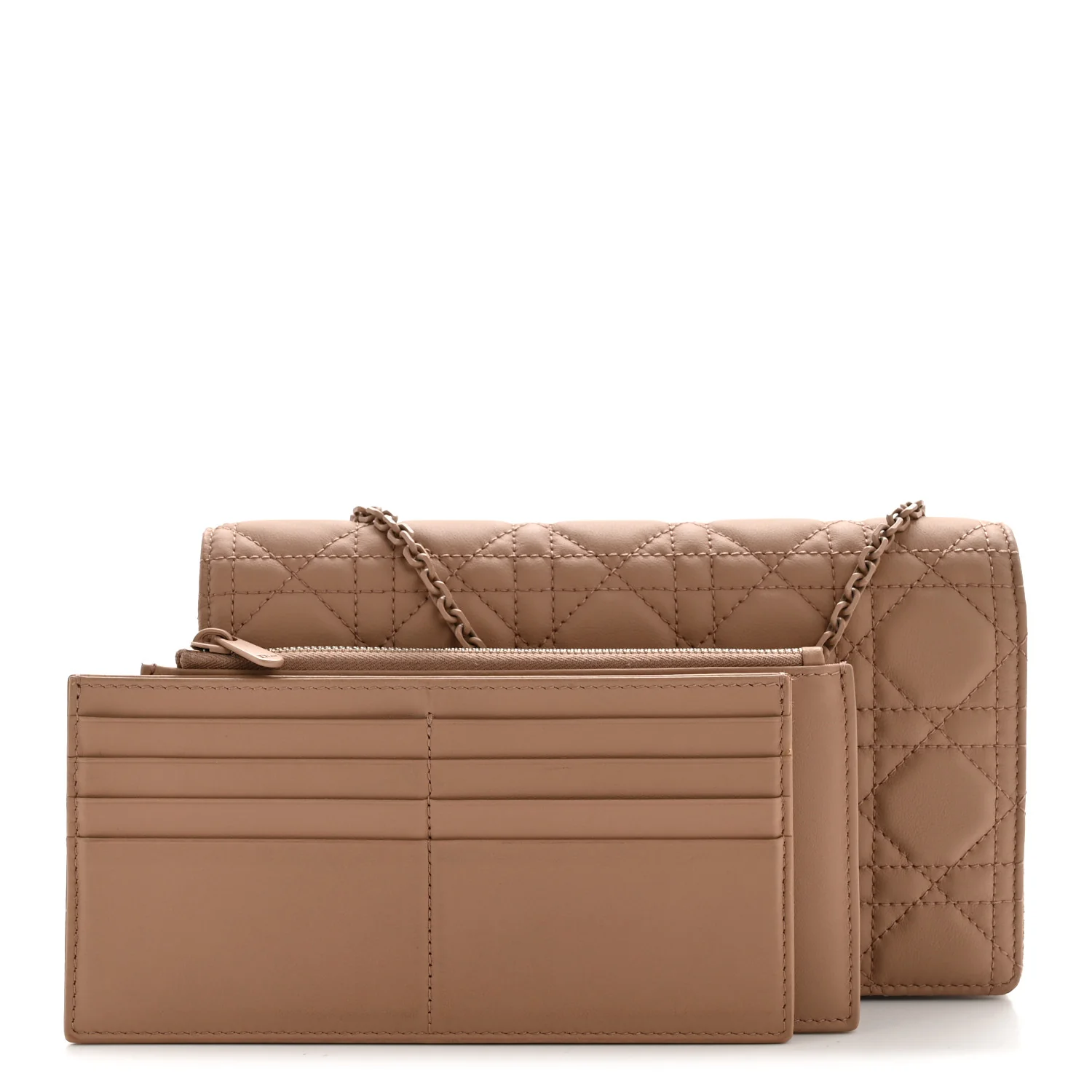 Ultra Matte Calfskin Cannage Lady Dior Clutch Fard - Image 3