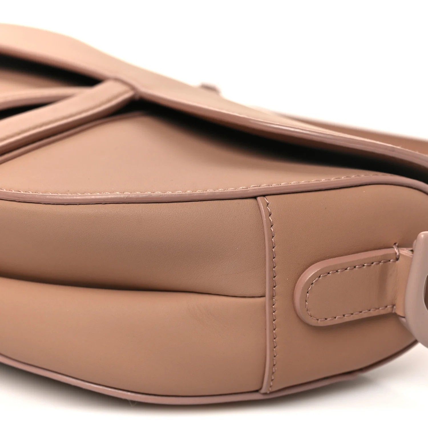 Ultra Matte Calfskin Saddle Bag Blush - Image 10