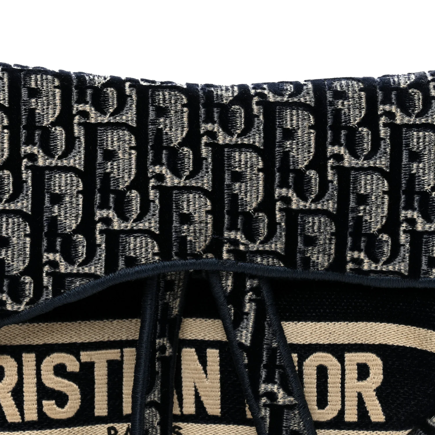 Velvet Oblique Saddle Bag Blue - Image 8