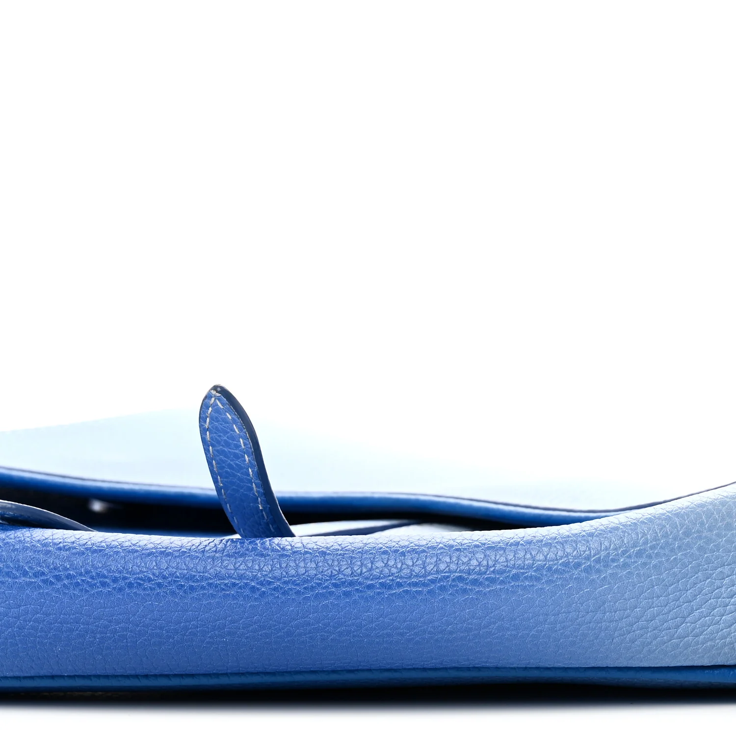 X DANIEL ARSHAM Grained Calfskin Gradient Saddle Bag Blue - Image 9
