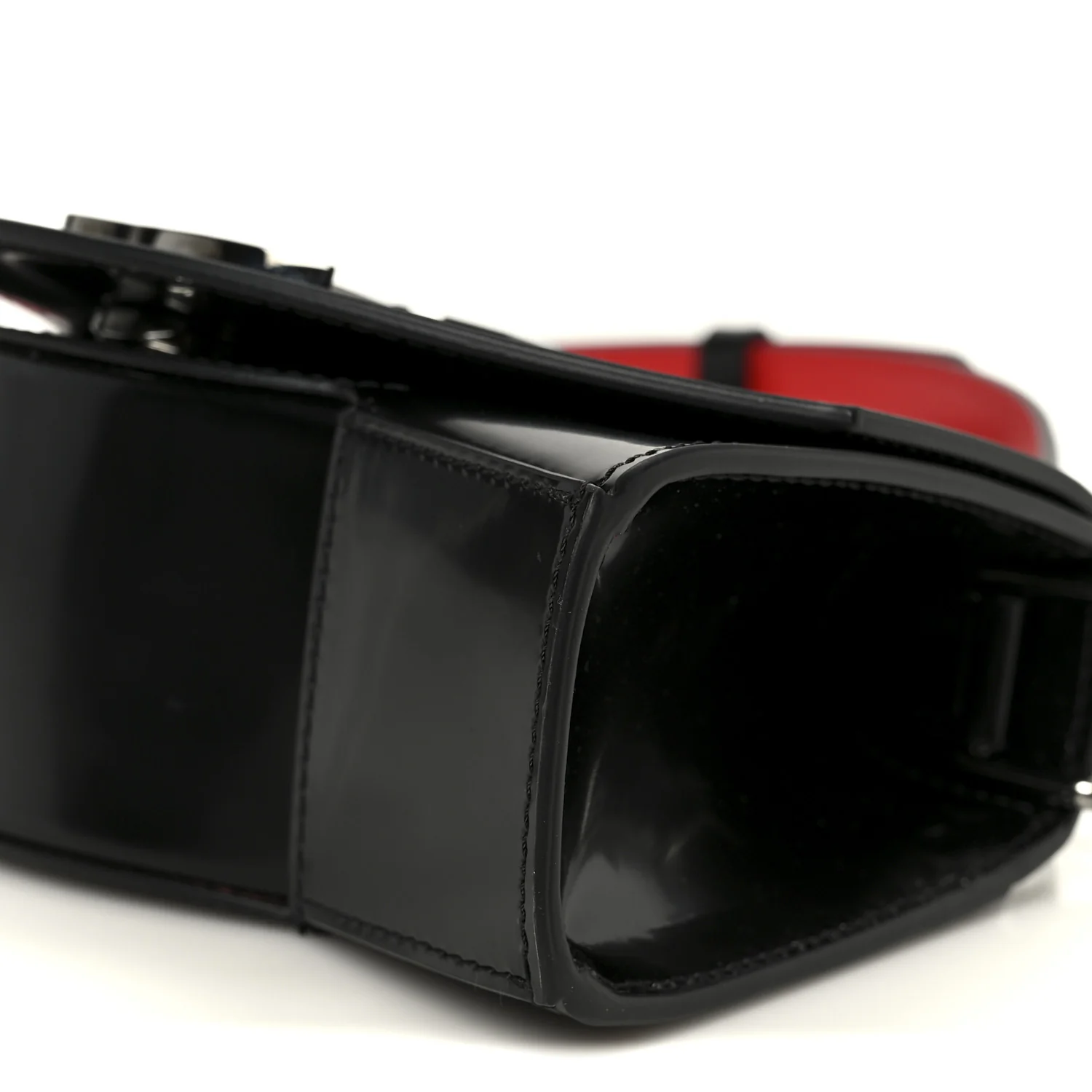 Abrasivato Calfskin Loubi54 Clutch Black Gun Metal - Image 10