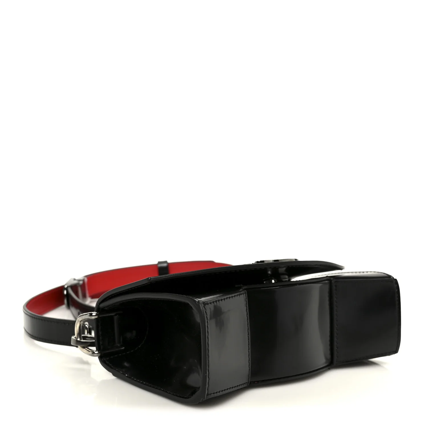 Abrasivato Calfskin Loubi54 Clutch Black Gun Metal - Image 4
