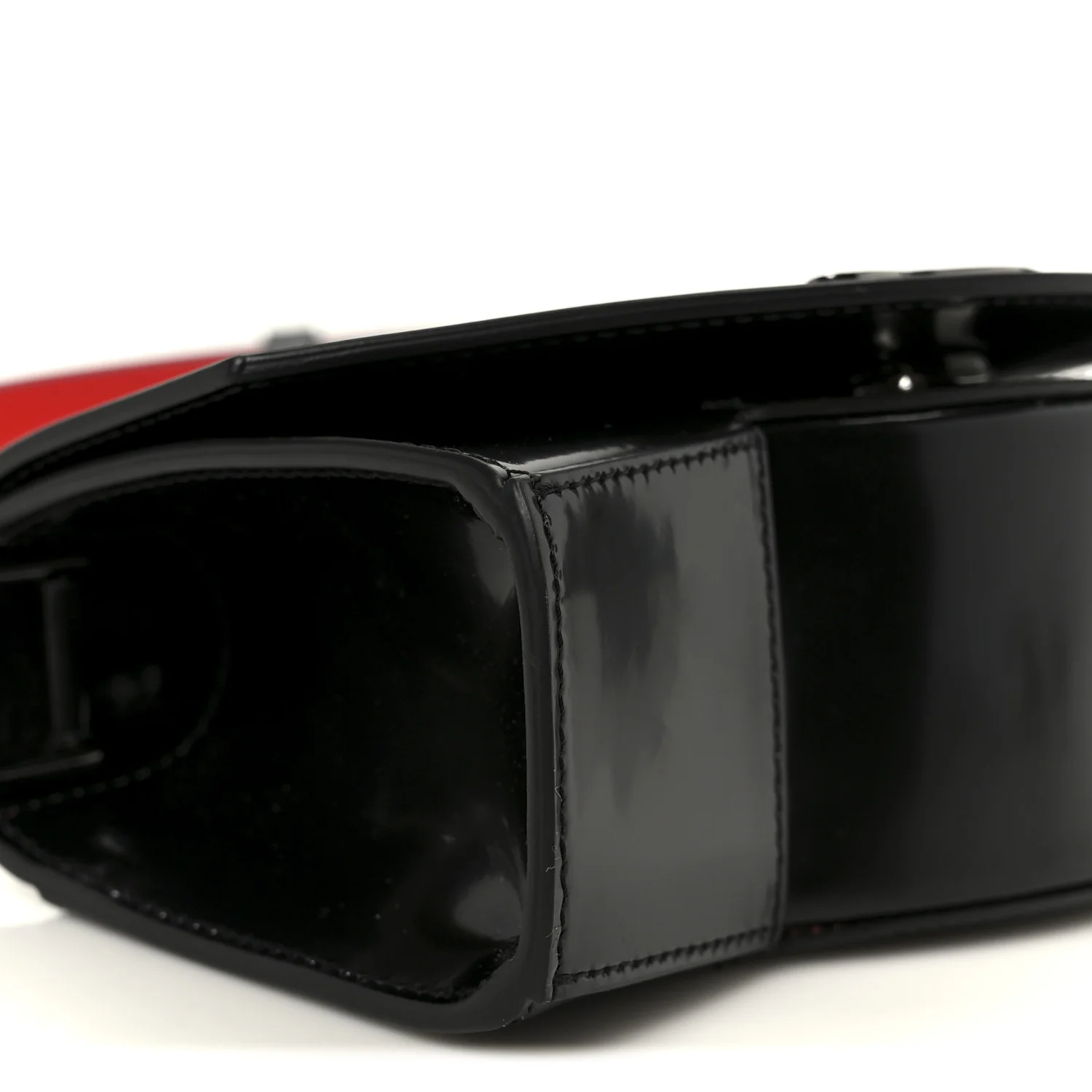 Abrasivato Calfskin Loubi54 Clutch Black Gun Metal - Image 9