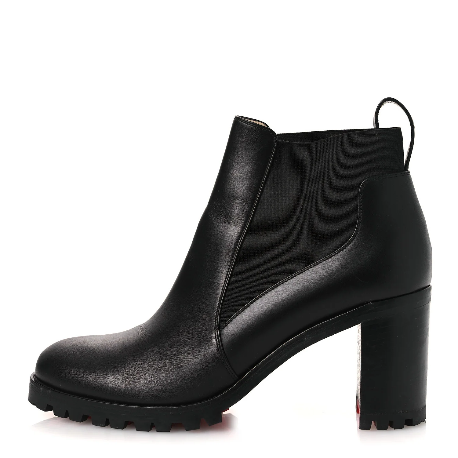 Calfskin Marchacroche 70 Chelsea Boots 40.5 Black