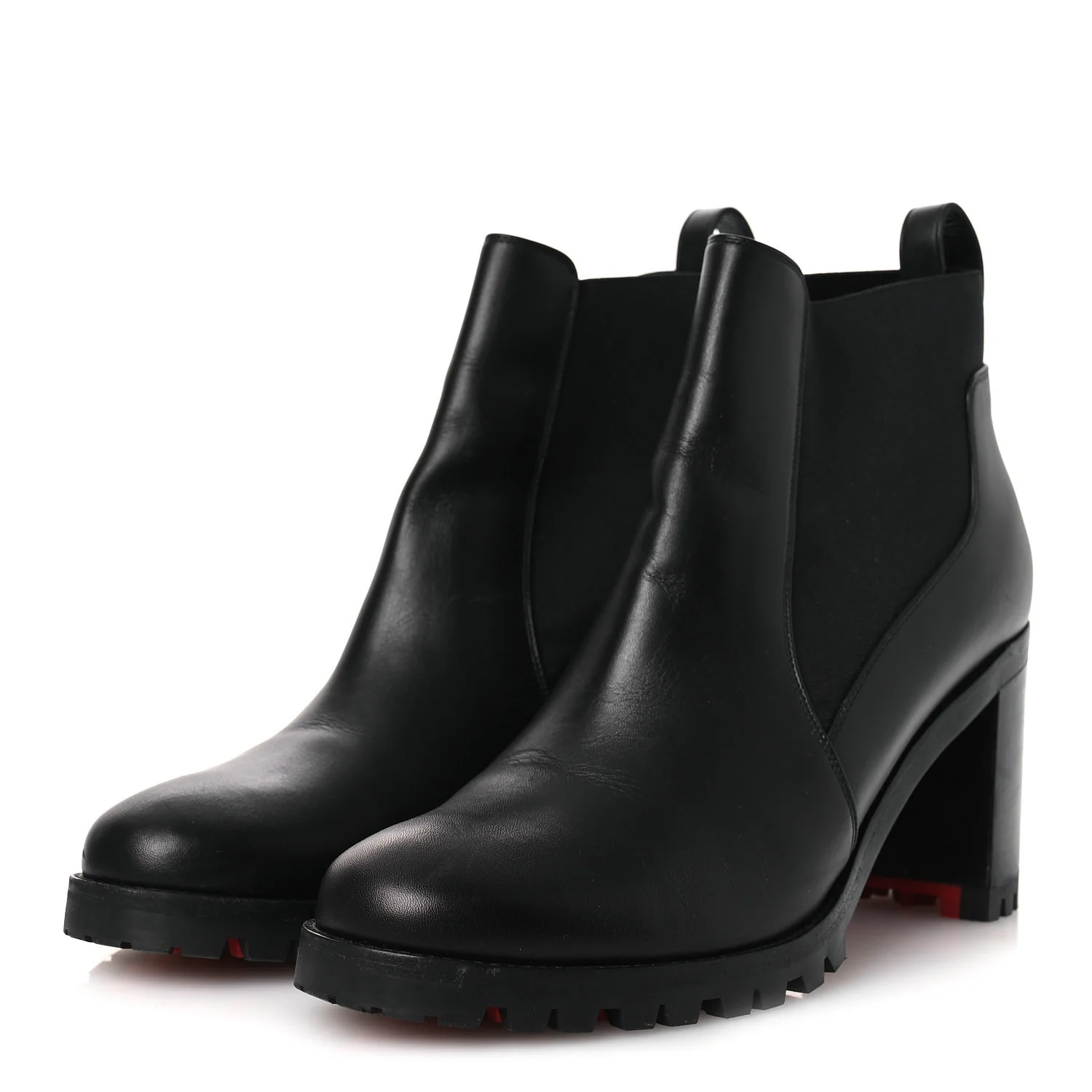 Calfskin Marchacroche 70 Chelsea Boots 40.5 Black - Image 4