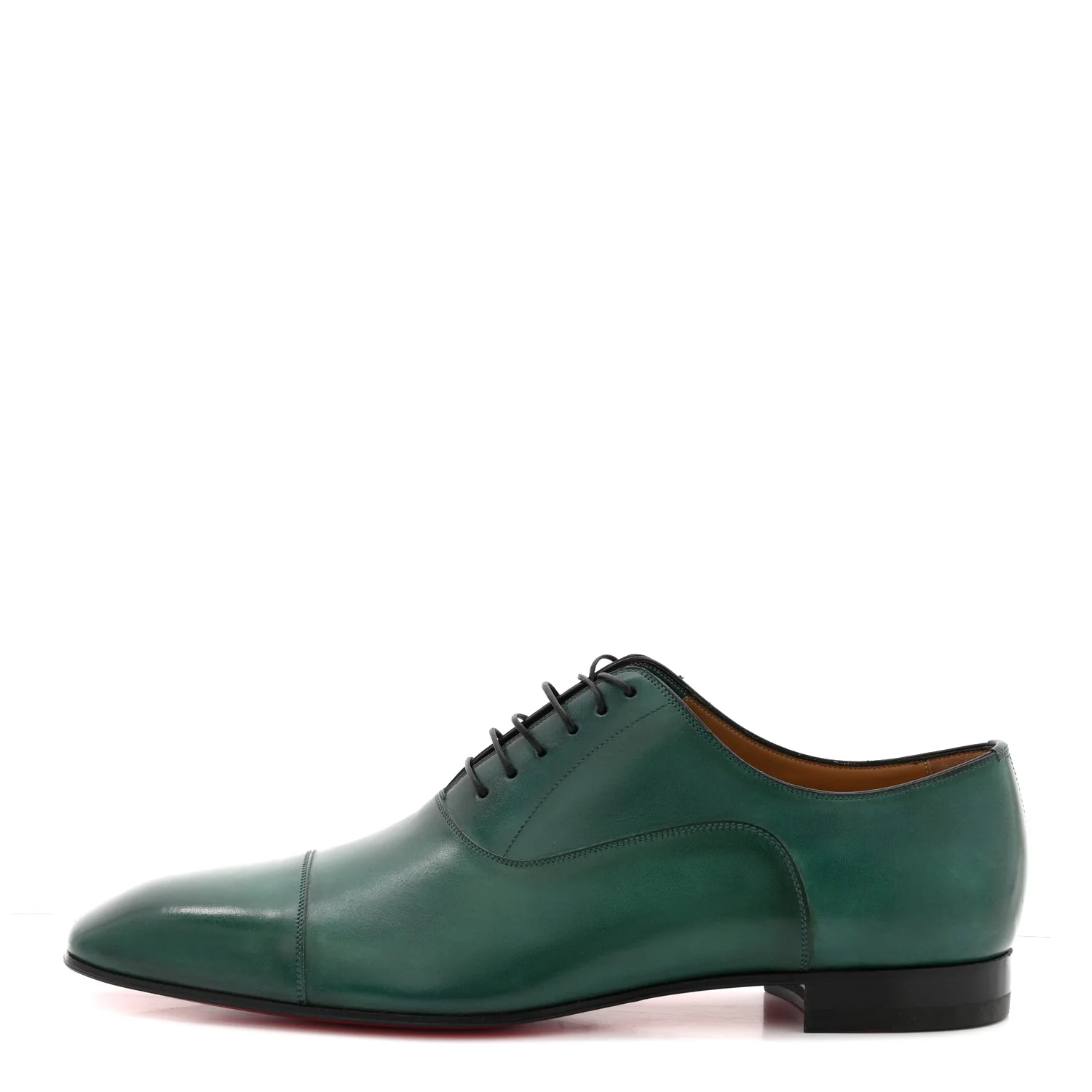 Calfskin Mens Surcity Flat Derby Oxford 45.5 Green