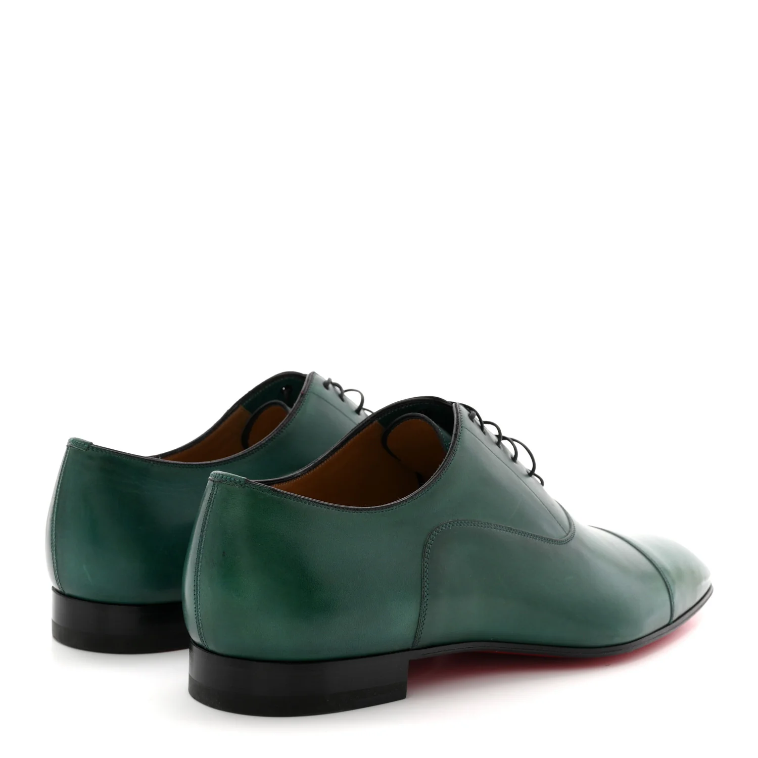 Calfskin Mens Surcity Flat Derby Oxford 45.5 Green - Image 5