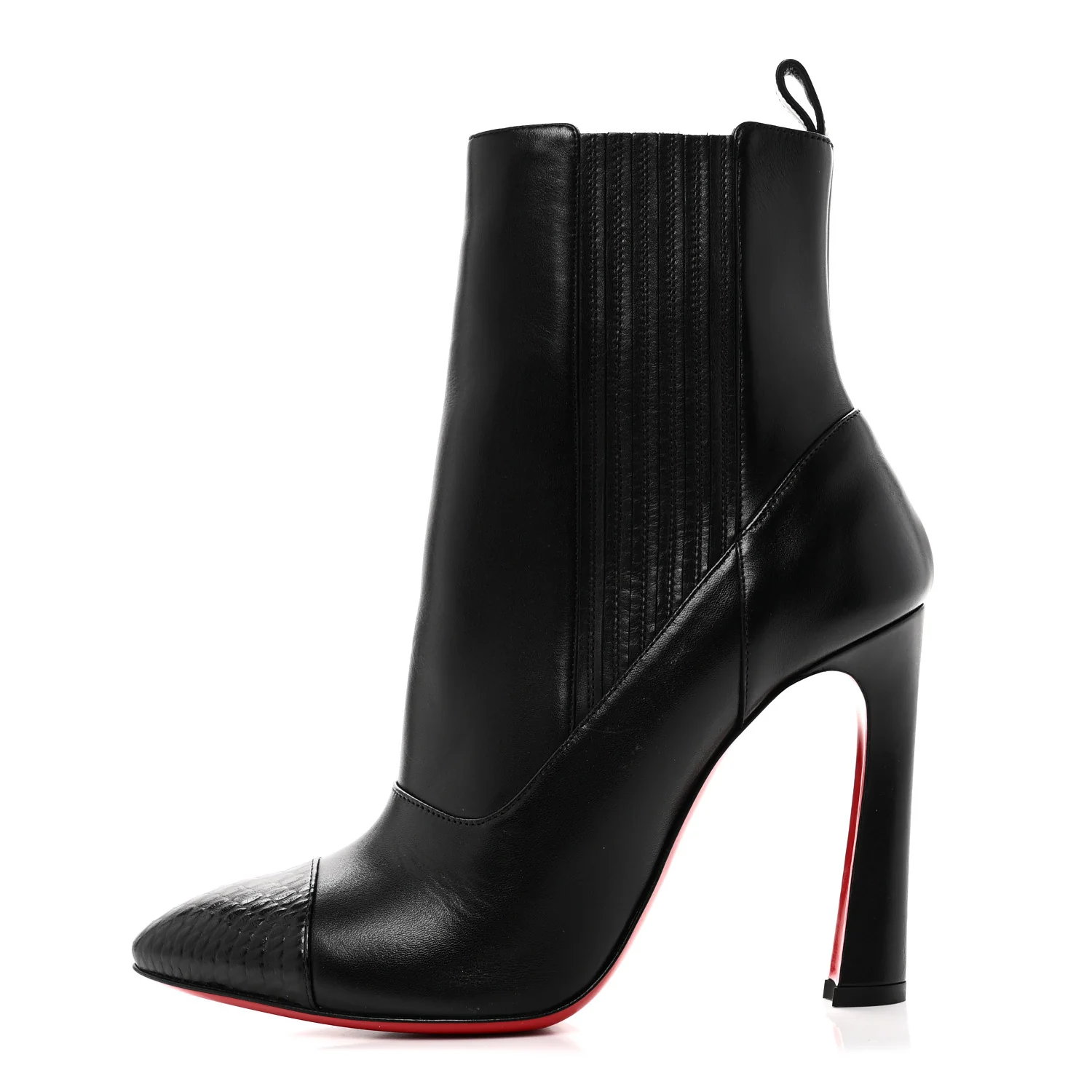 Calfskin Shine Me In The 90s 85 Ankle Boots 38 Black