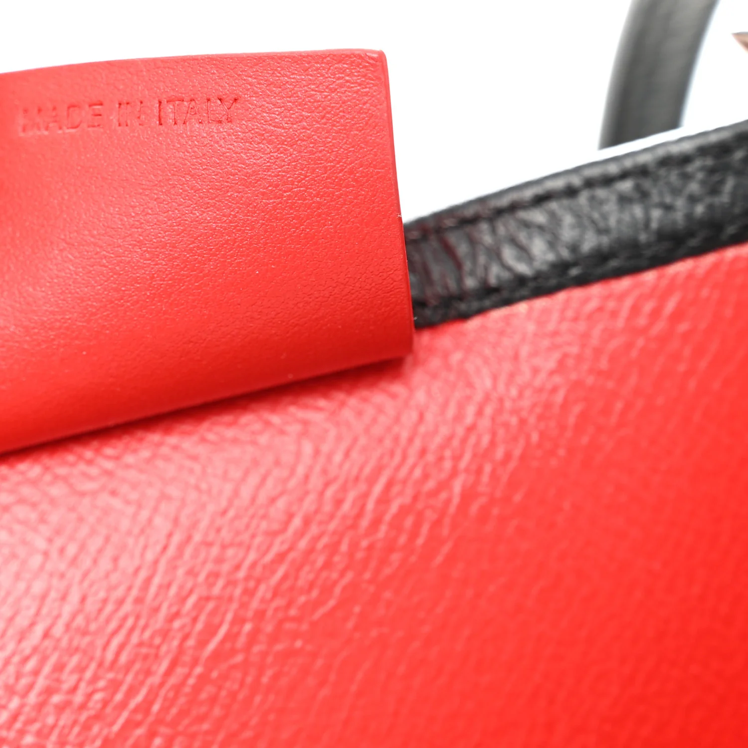 Calfskin Spikes East West Cabata Tote Black - Image 8