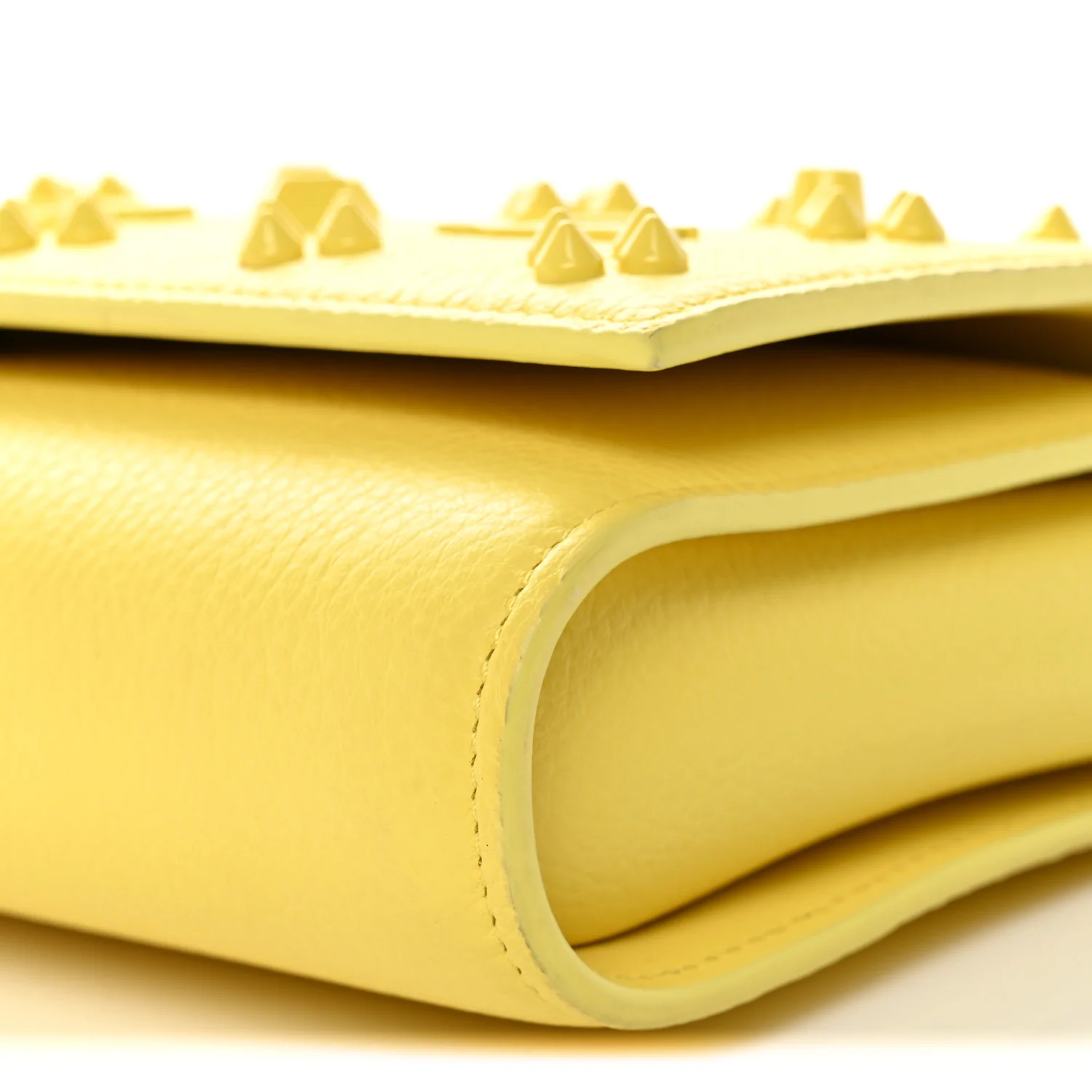 Calfskin Spikes Loubinthesky Paloma Clutch Piou - Image 10