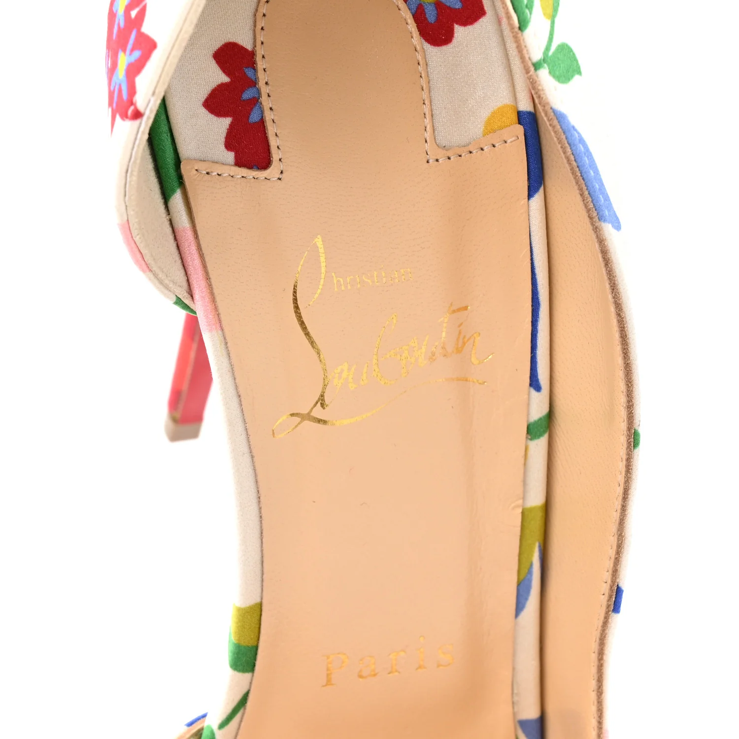 Crepe Satin Bloomy Irizia 100 Pumps 40.5 Multicolor - Image 8