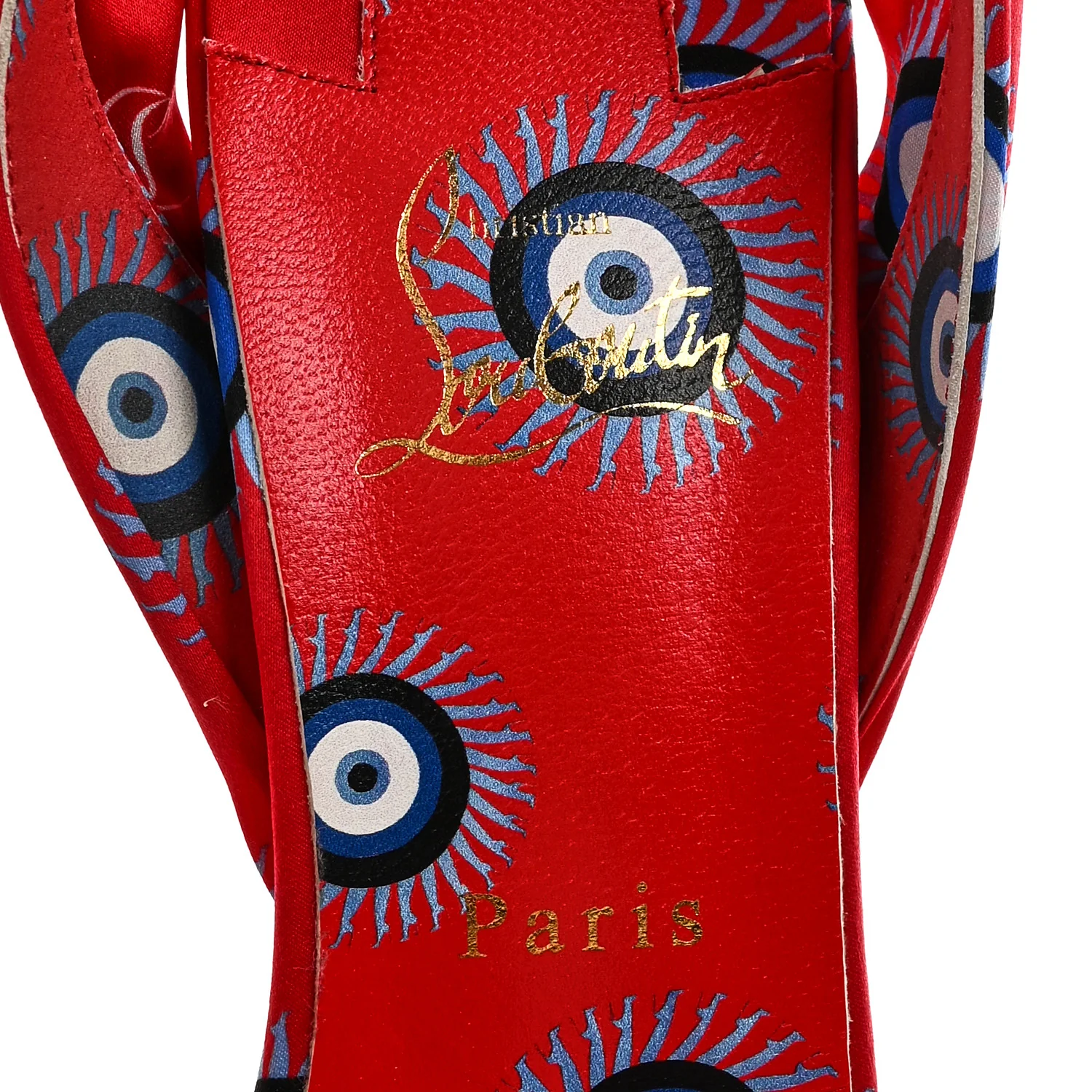 Crepe Satin Greekaba Du Desert 100 Sandal 41 Red - Image 9