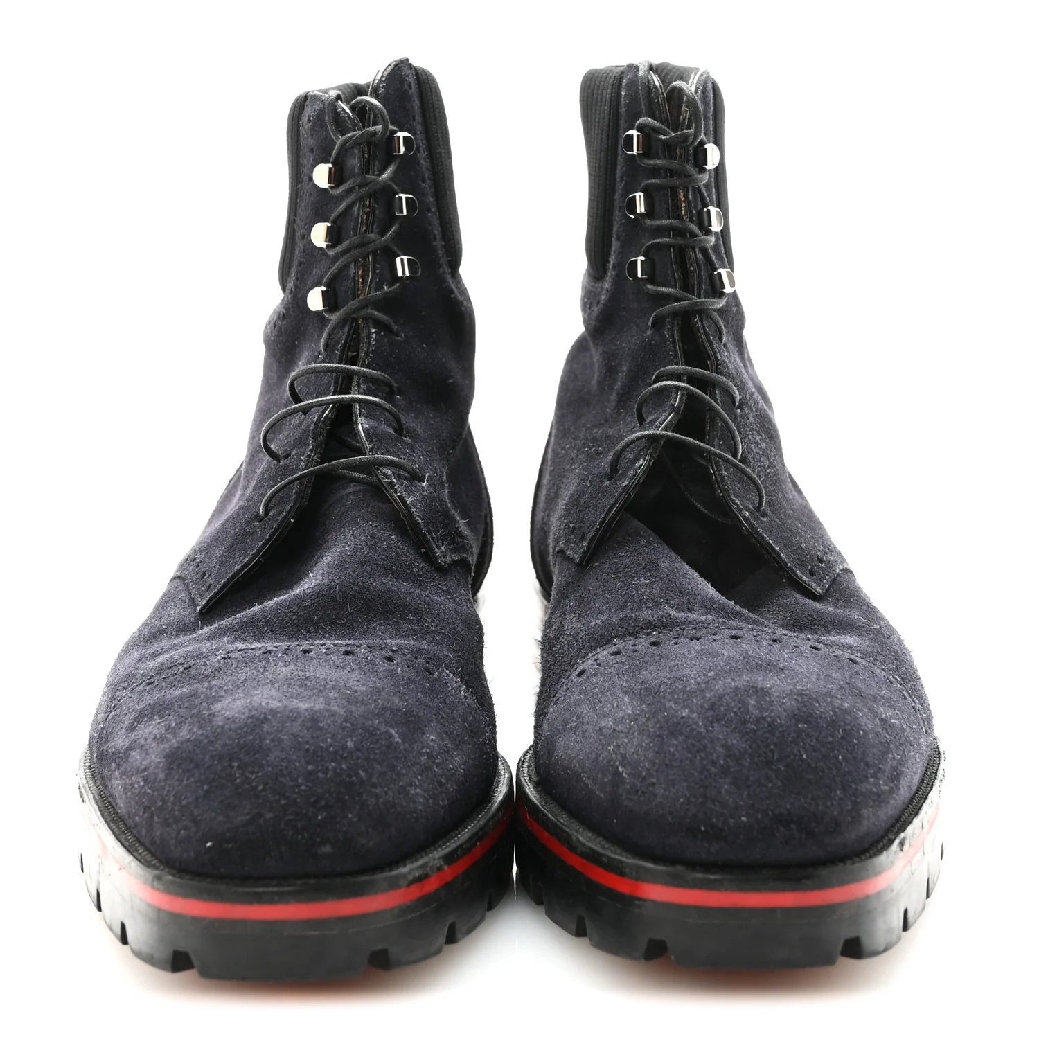 Crosta Wax Mens Citycroc 20 Lace up Ankle Boots 40.5 Navy - Image 3