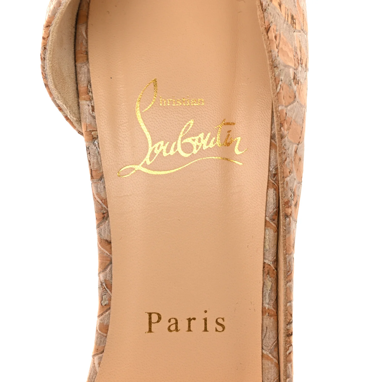 Liege Embossed Iriza 100 Pumps 39 Beige - Image 6