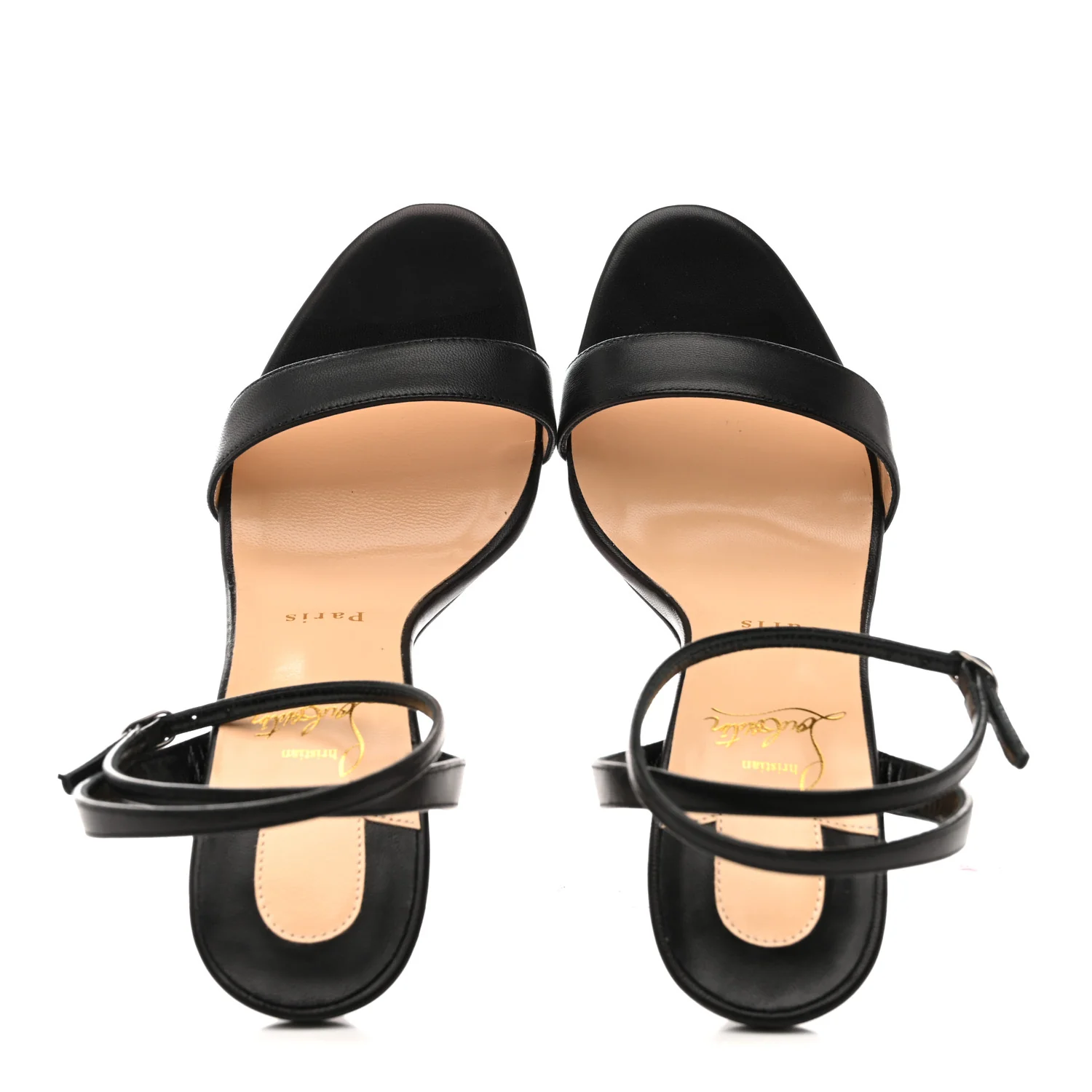 Nappa Loubi Girl 100 Sandals 38 Black - Image 2
