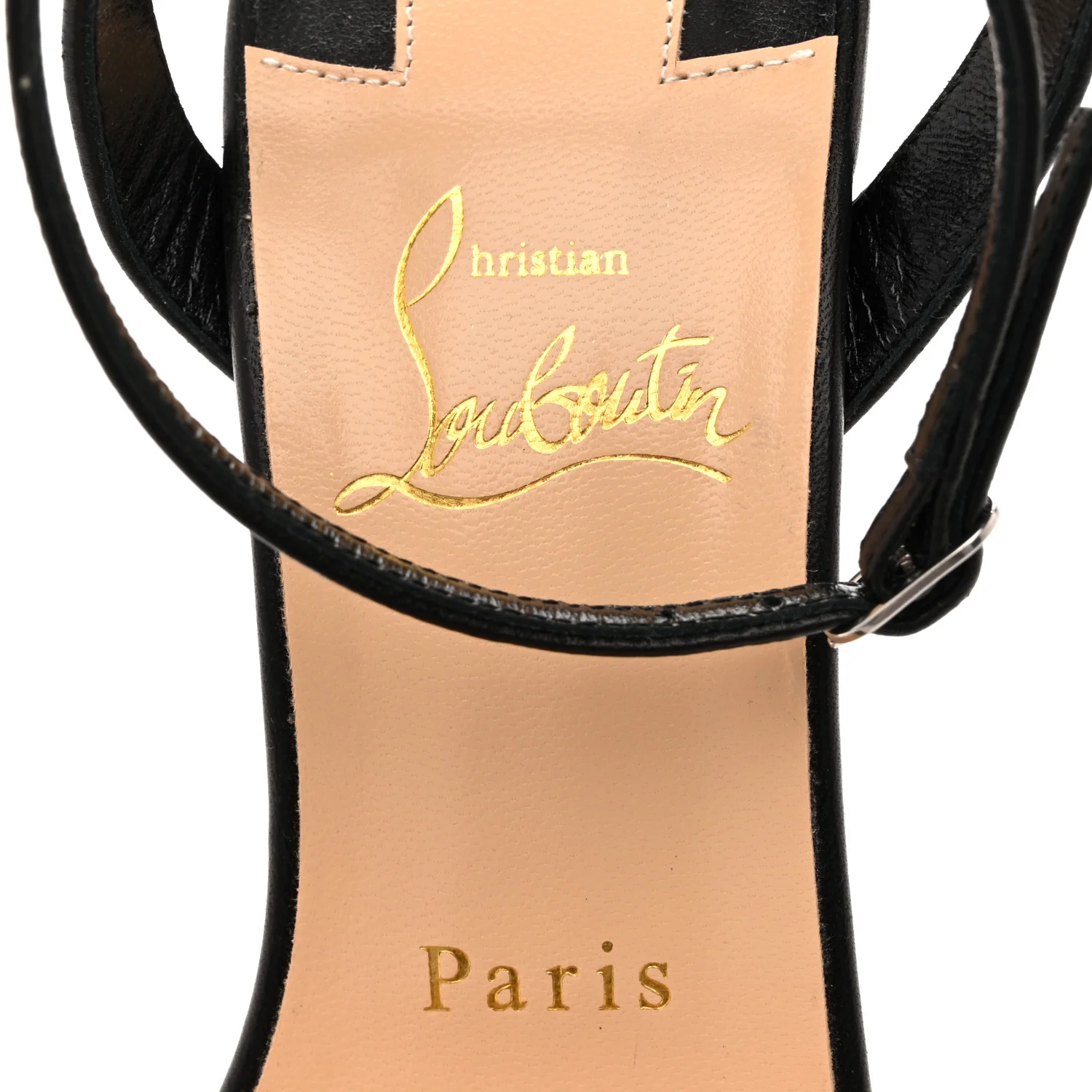 Nappa Loubi Girl 100 Sandals 38 Black - Image 7