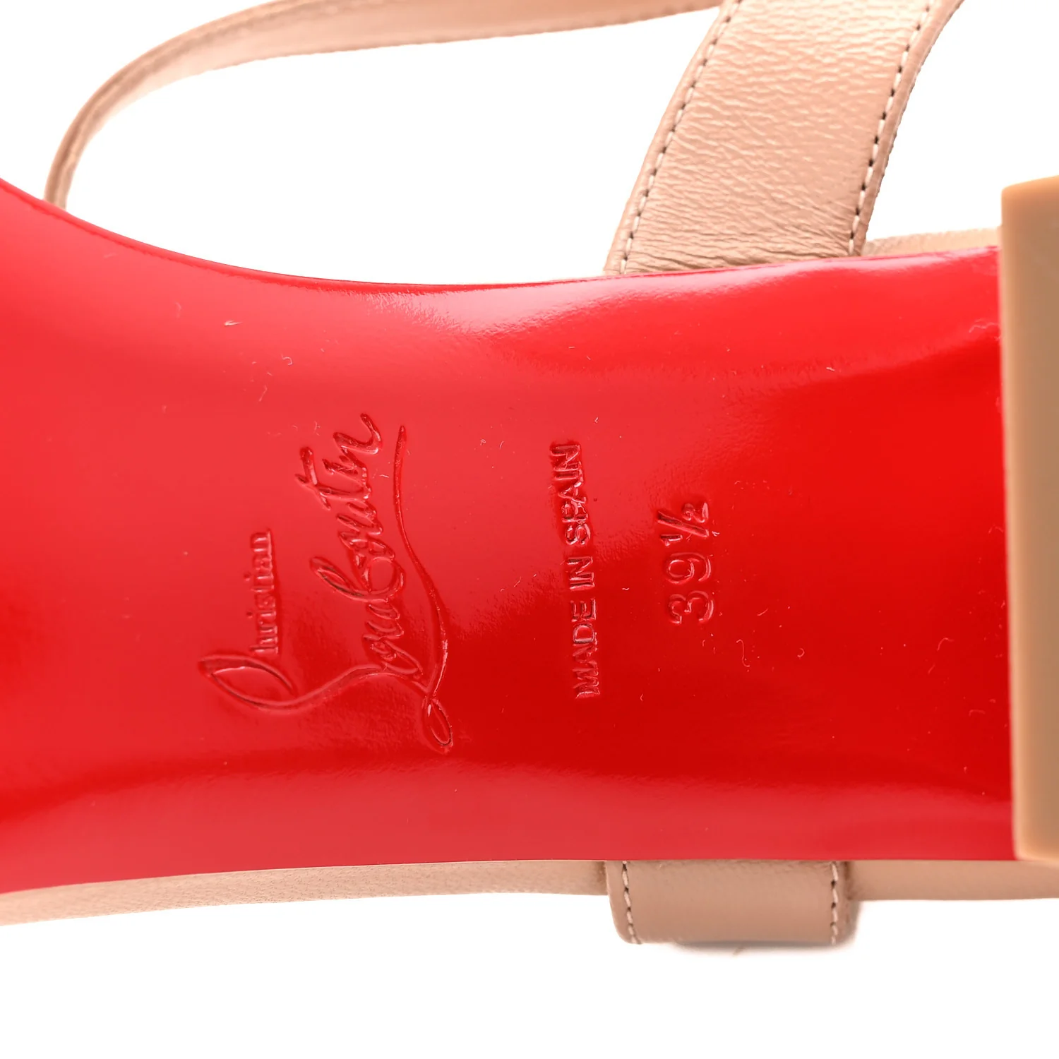 Nappa Miss Jane 55 Sandal 39.5 Blush - Image 7