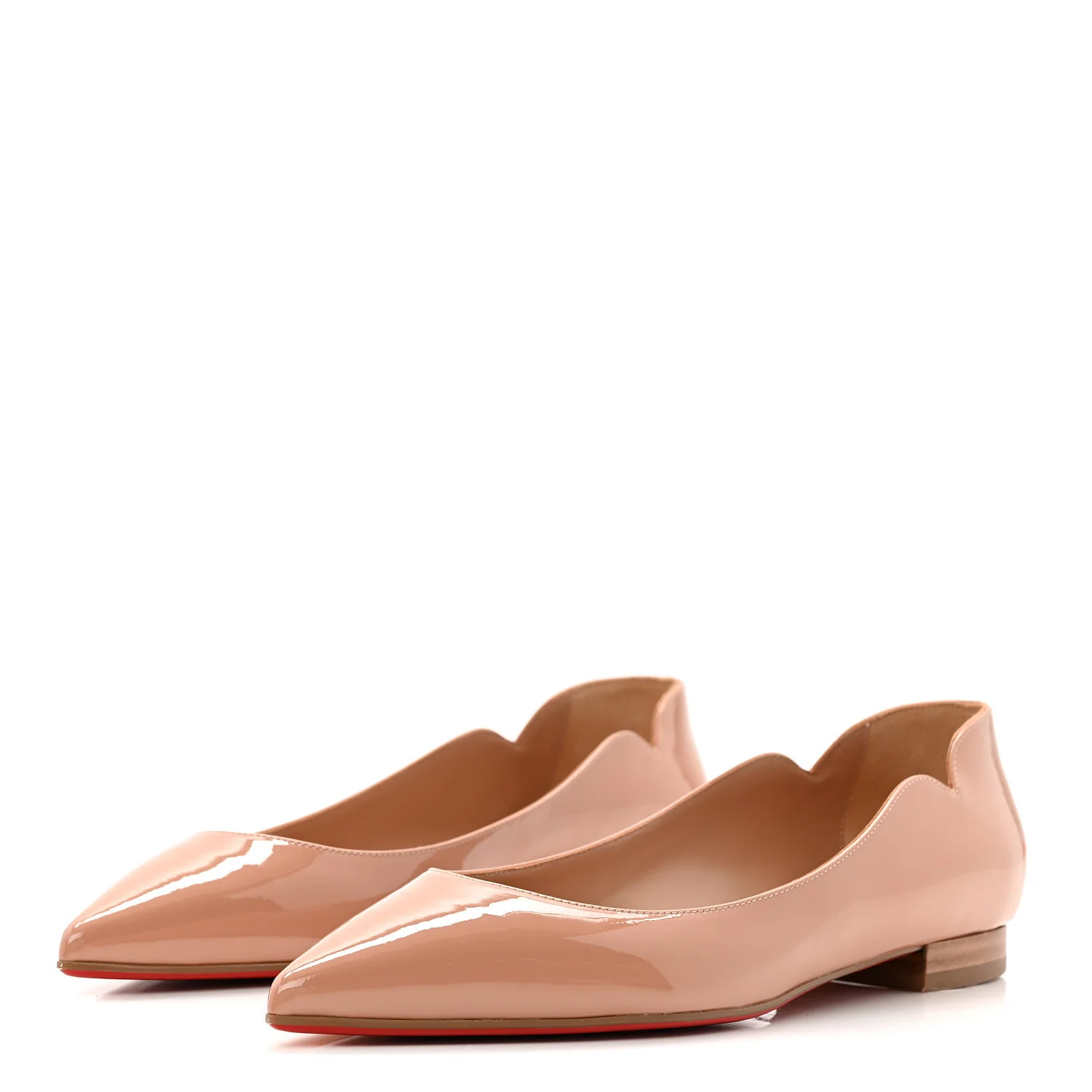 Patent Hot Chickita Flats 38 Blush - Image 4