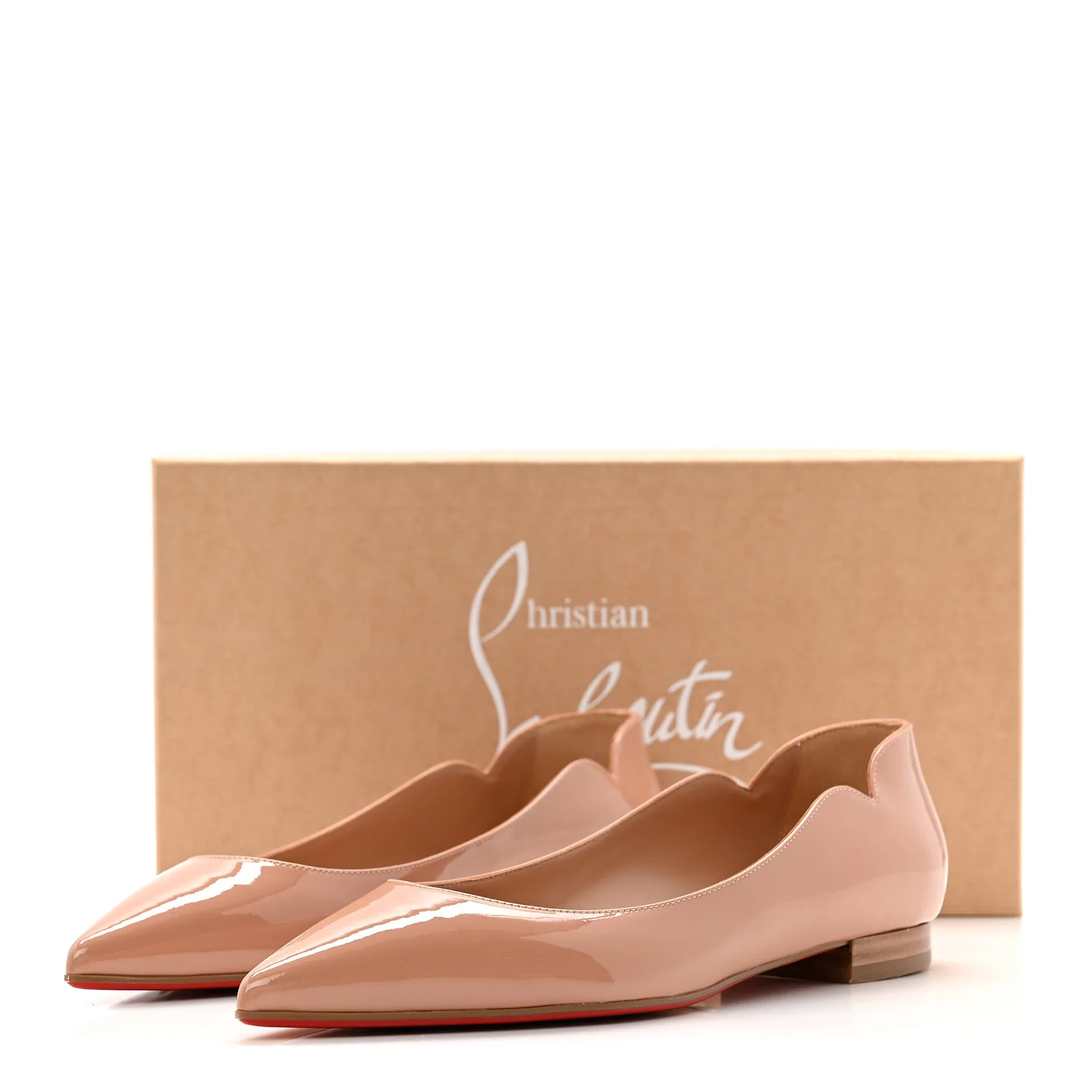 Patent Hot Chickita Flats 38 Blush - Image 9
