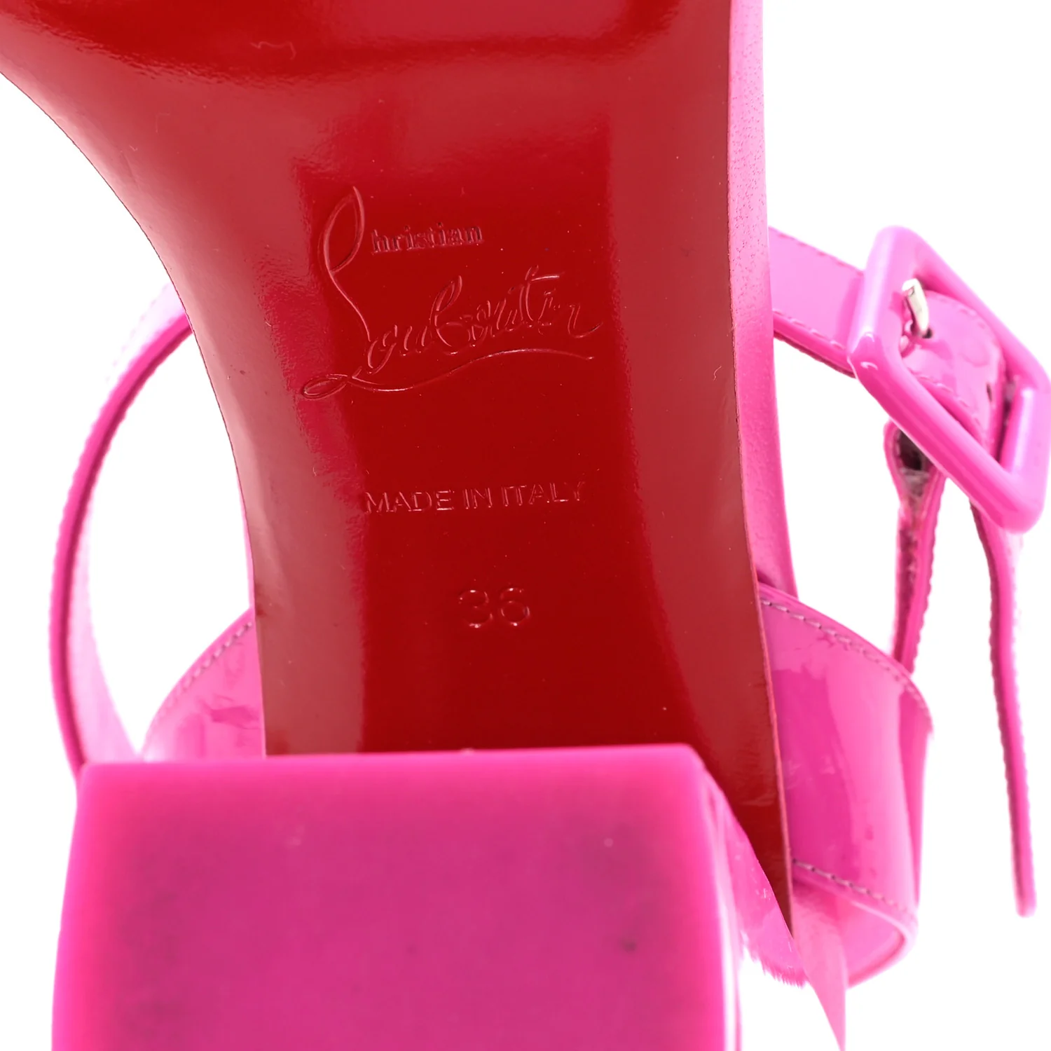 Patent Miss Sabina 85 Sandals 36 Bolerose - Image 7