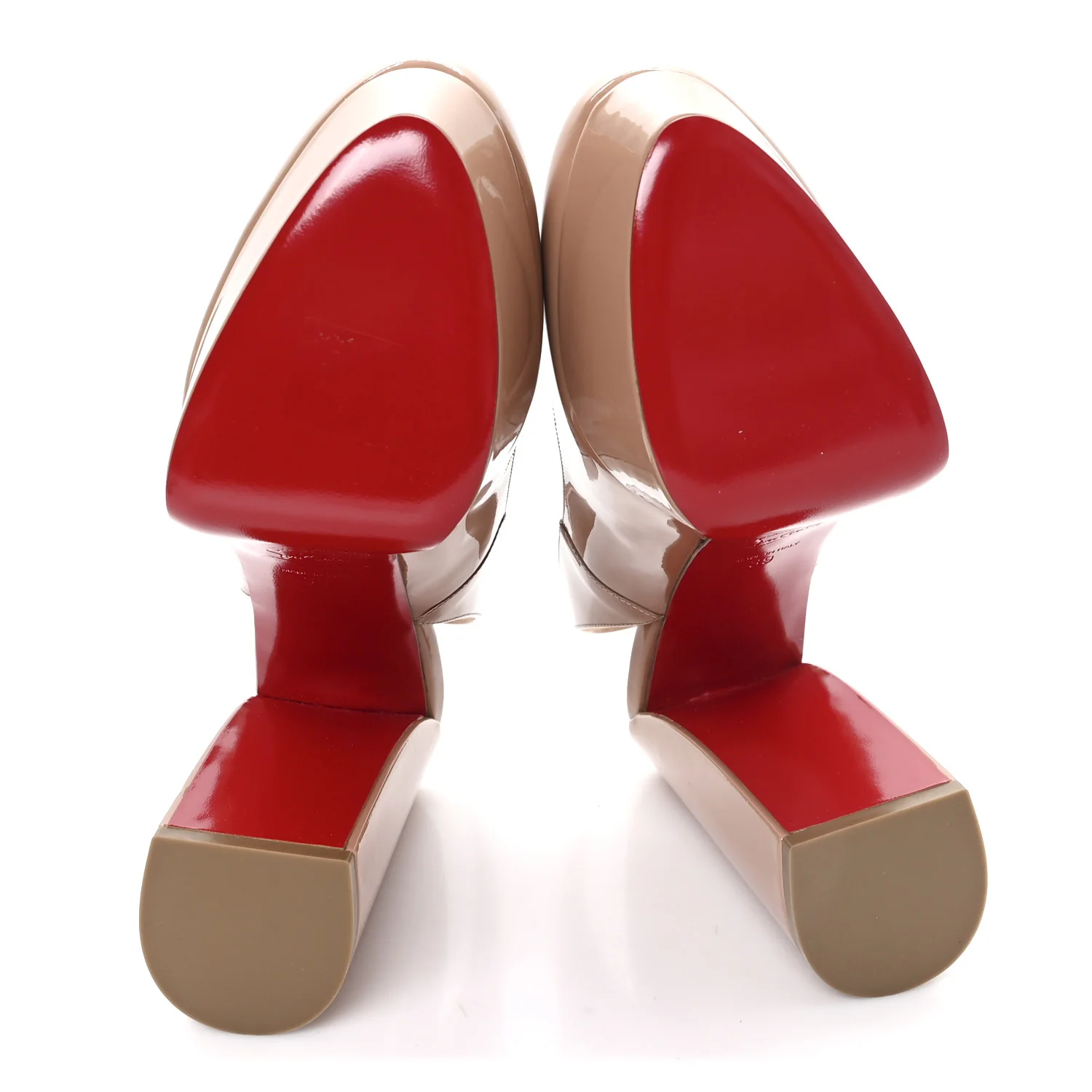 Patent Movida Sling 130 Platform Pumps 39 Nude - Image 6