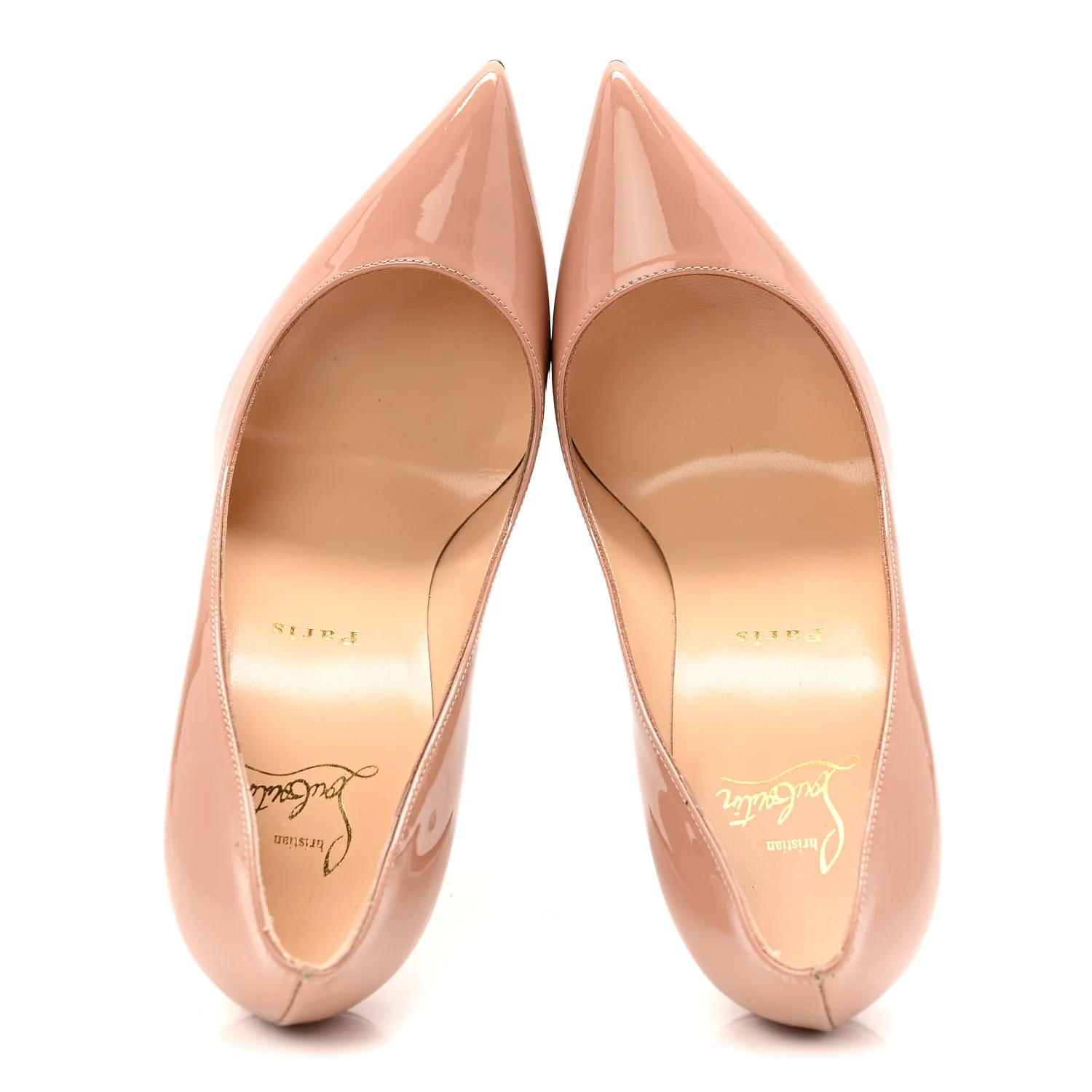 Patent Pigalle Follies 100 Pumps 37.5 Nude - Image 5