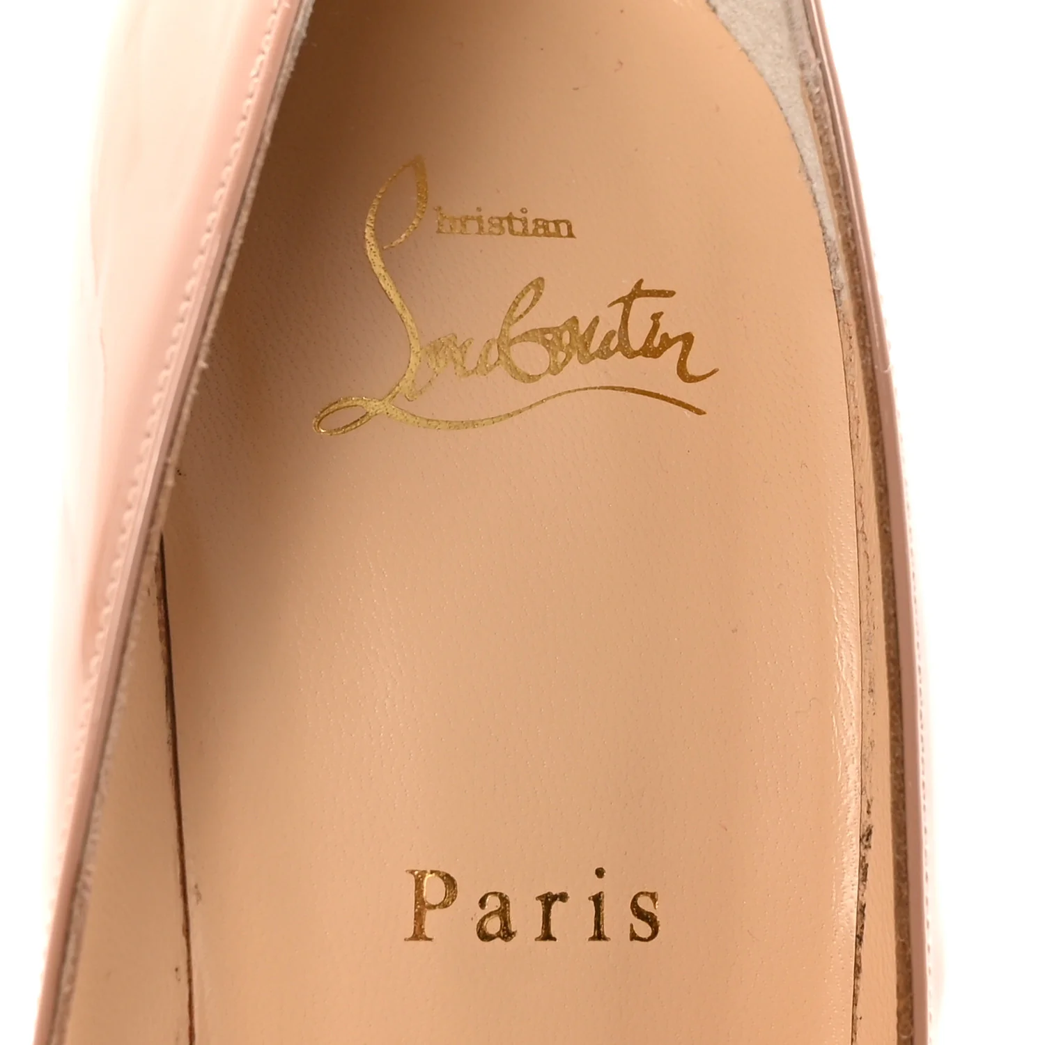 Patent Pigalle Follies 100 Pumps 39.5 Nude - Image 8