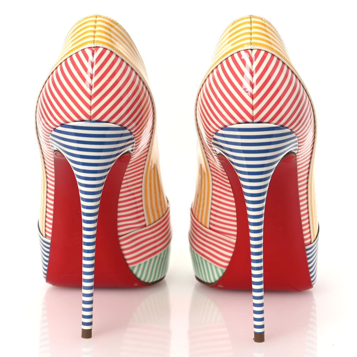 Patent Stripes Marine Alta 120 Pumps 38.5 Multicolor - Image 7