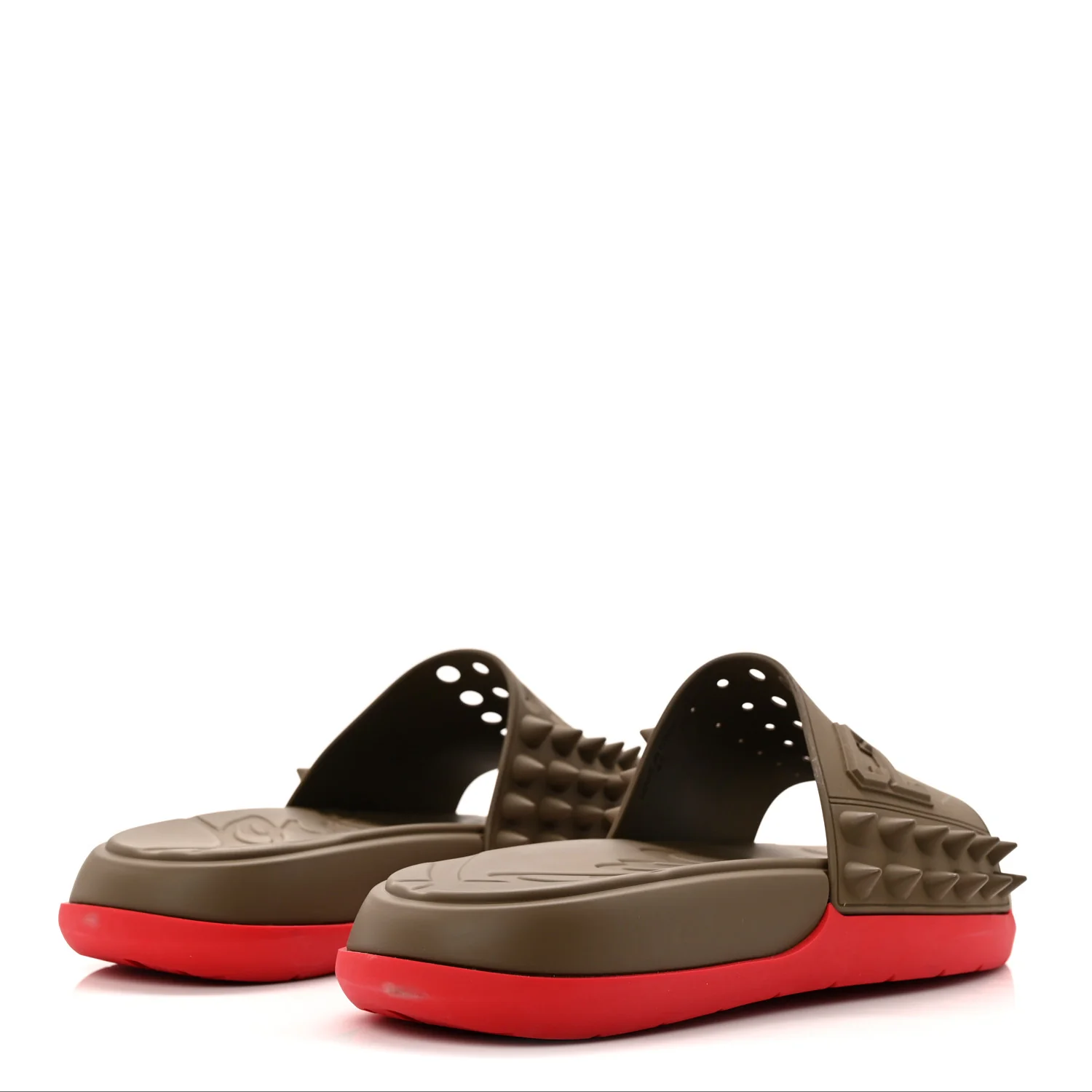Rubber Spike Mens Take It Easy Mules 44 Silex - Image 5