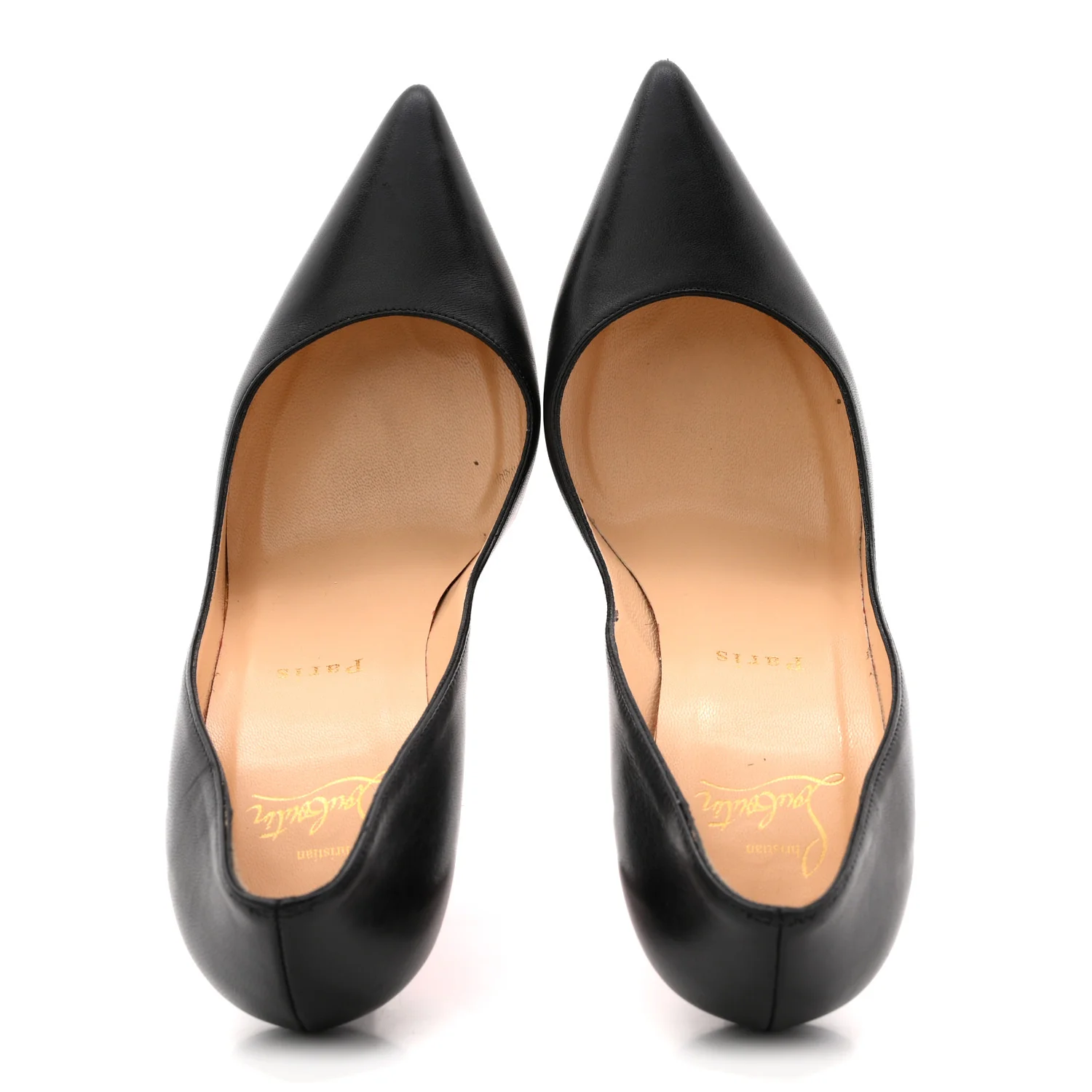 Shiny Nappa Apostrophy 100 Pumps 37.5 Black - Image 2