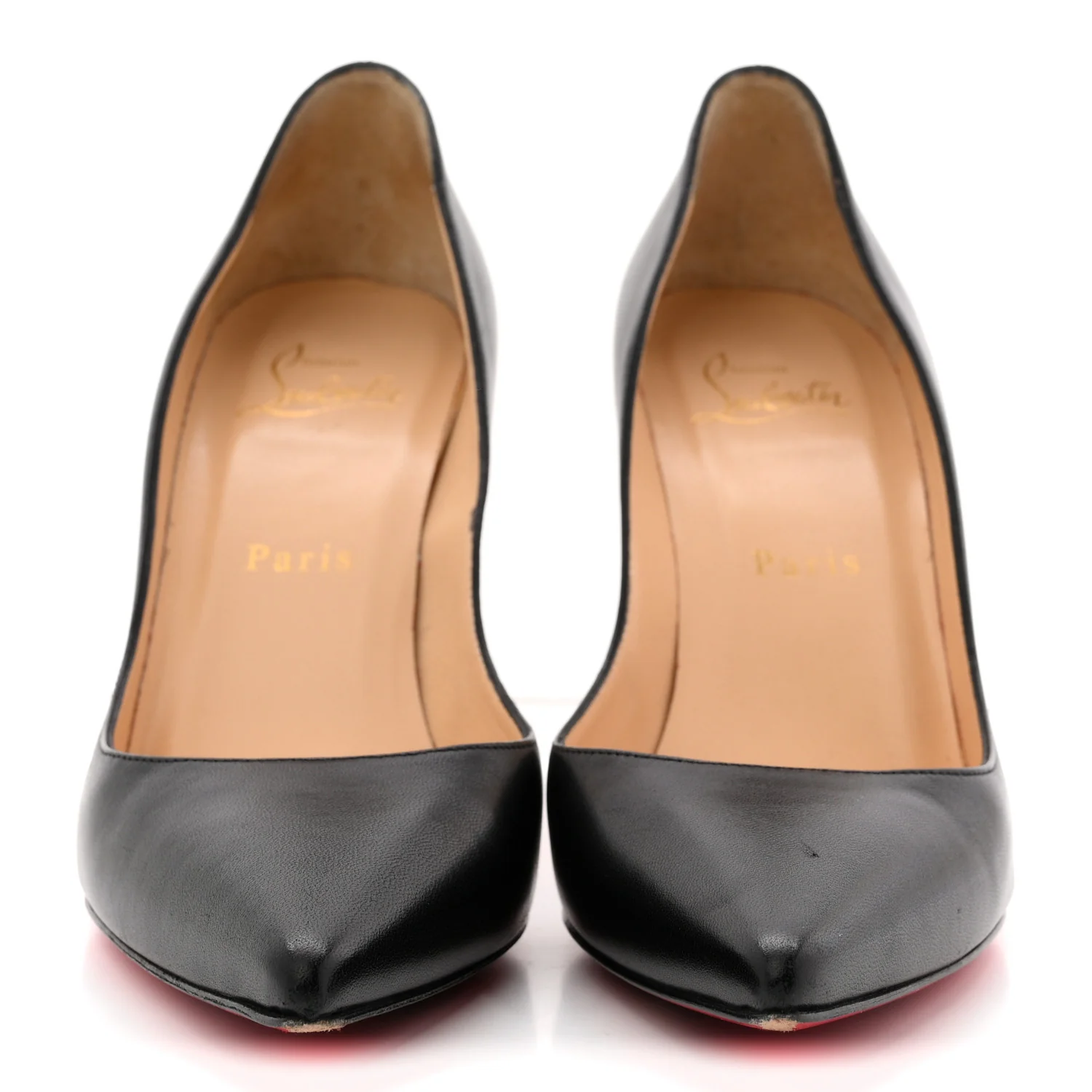 Shiny Nappa Apostrophy 100 Pumps 37.5 Black - Image 3