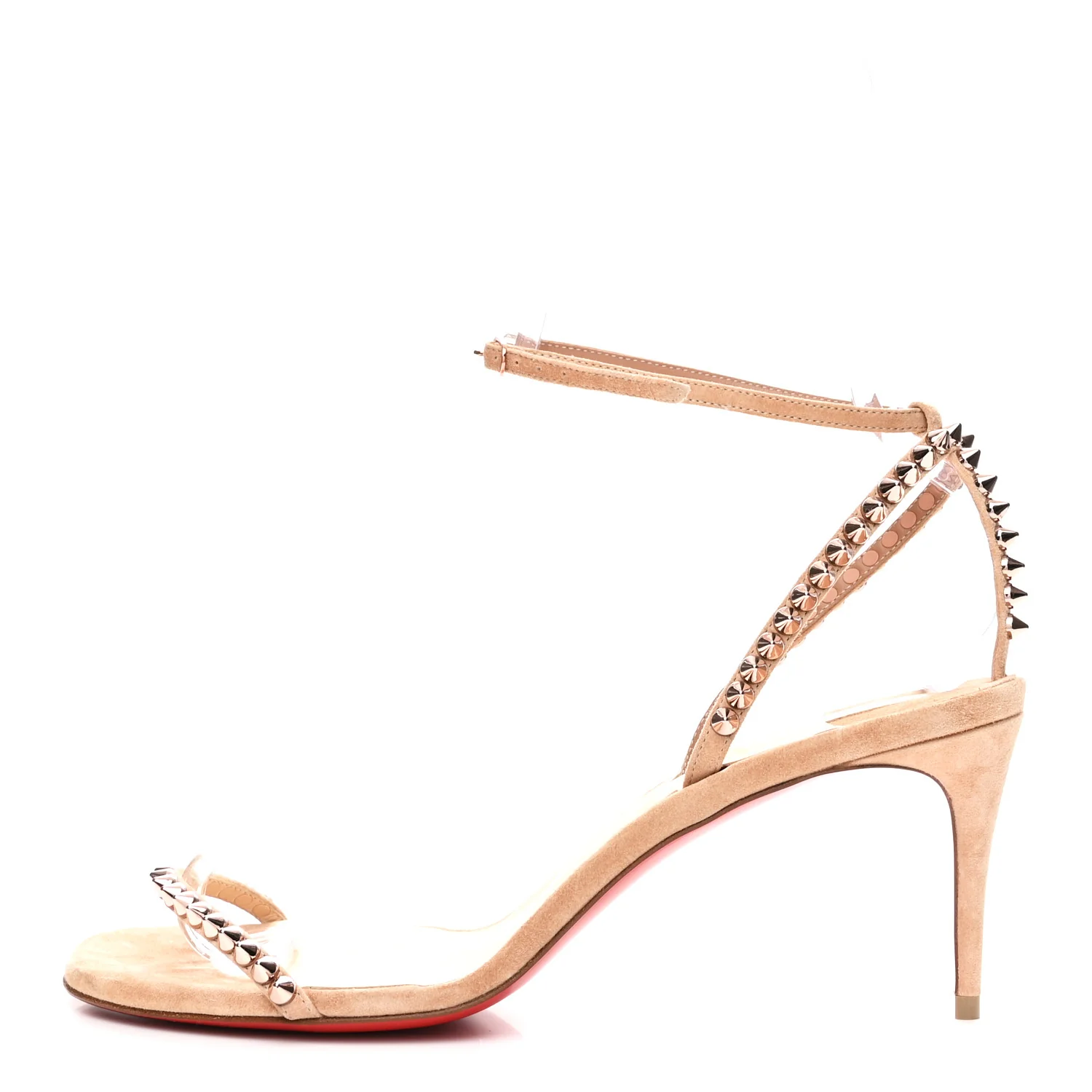 Veau Velour So Me Spike 70 Sandals 39 Courtisane Bronze