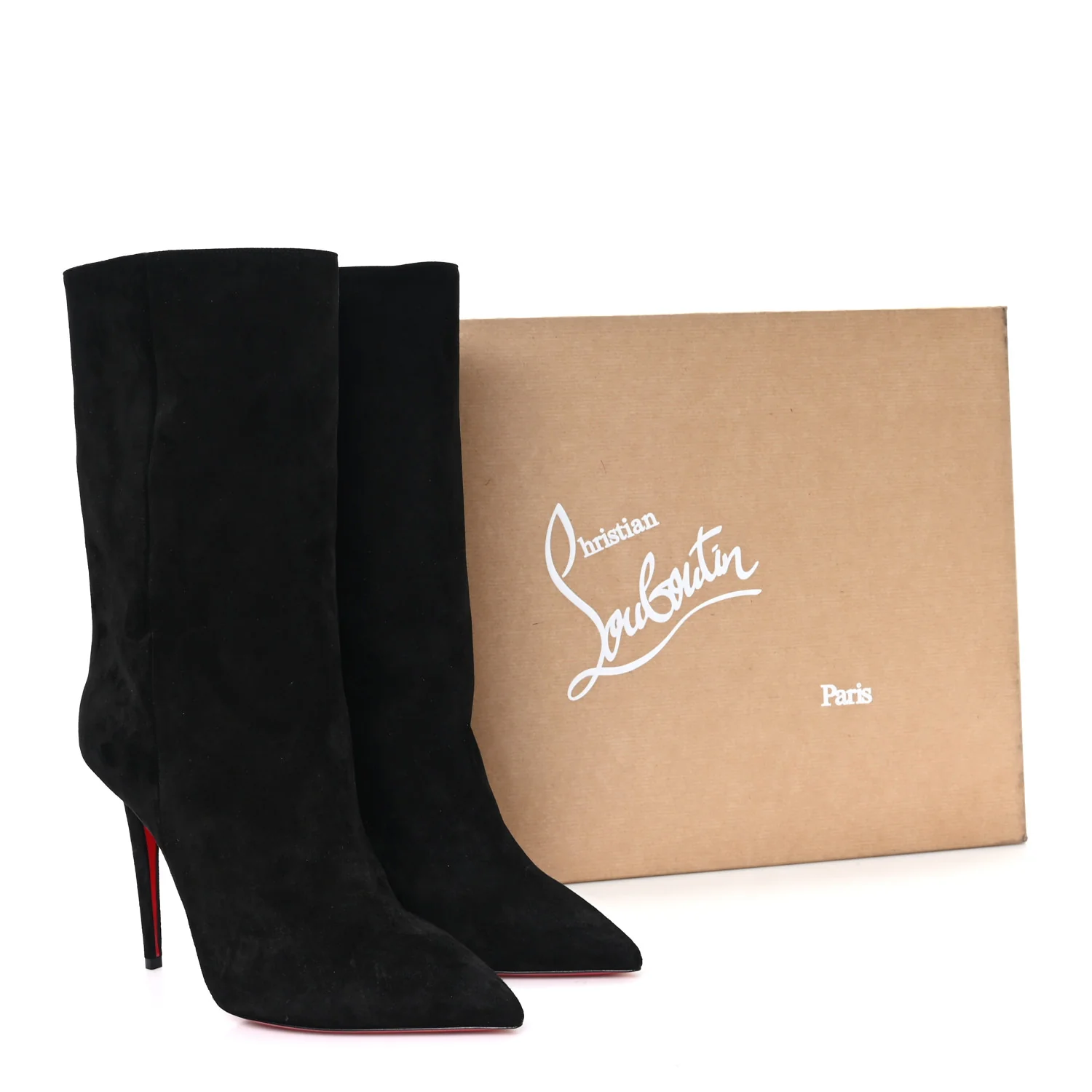 Veau Velours Astrilarge 100 Booties 41 Black - Image 9
