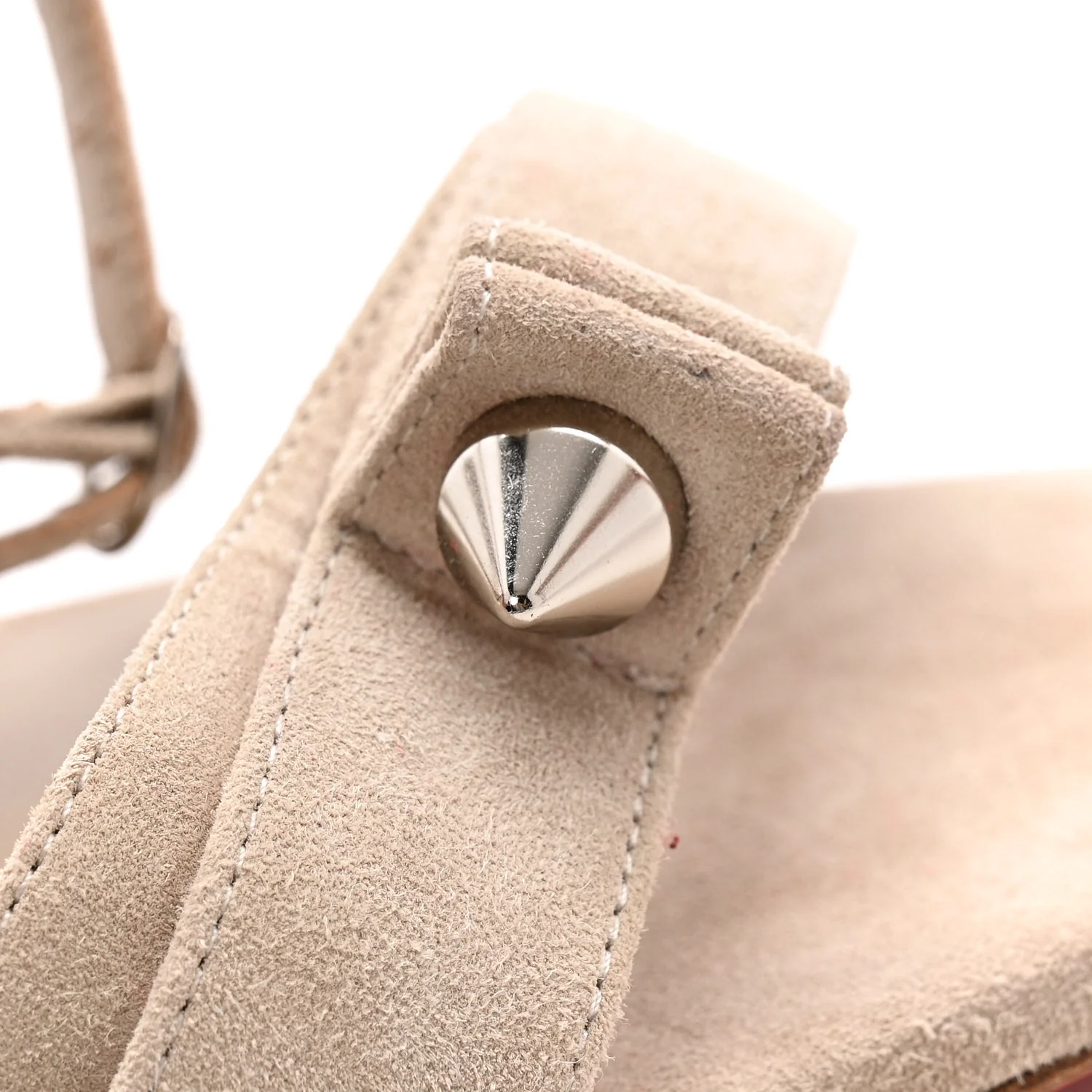 Veau Velours Umberta 100 Sandals 37 Grey - Image 12