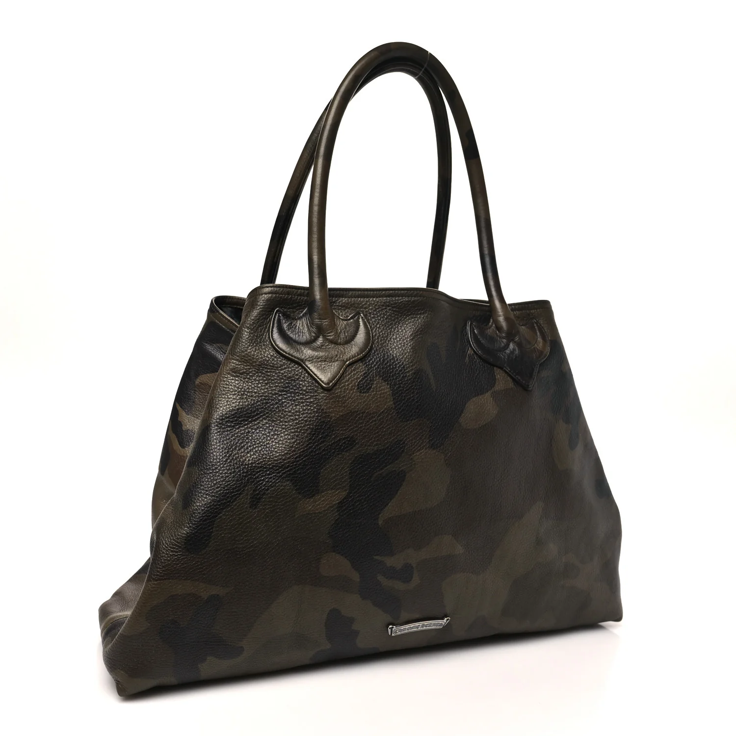 Grained Calfskin Camo Print Cross Tote - Image 2