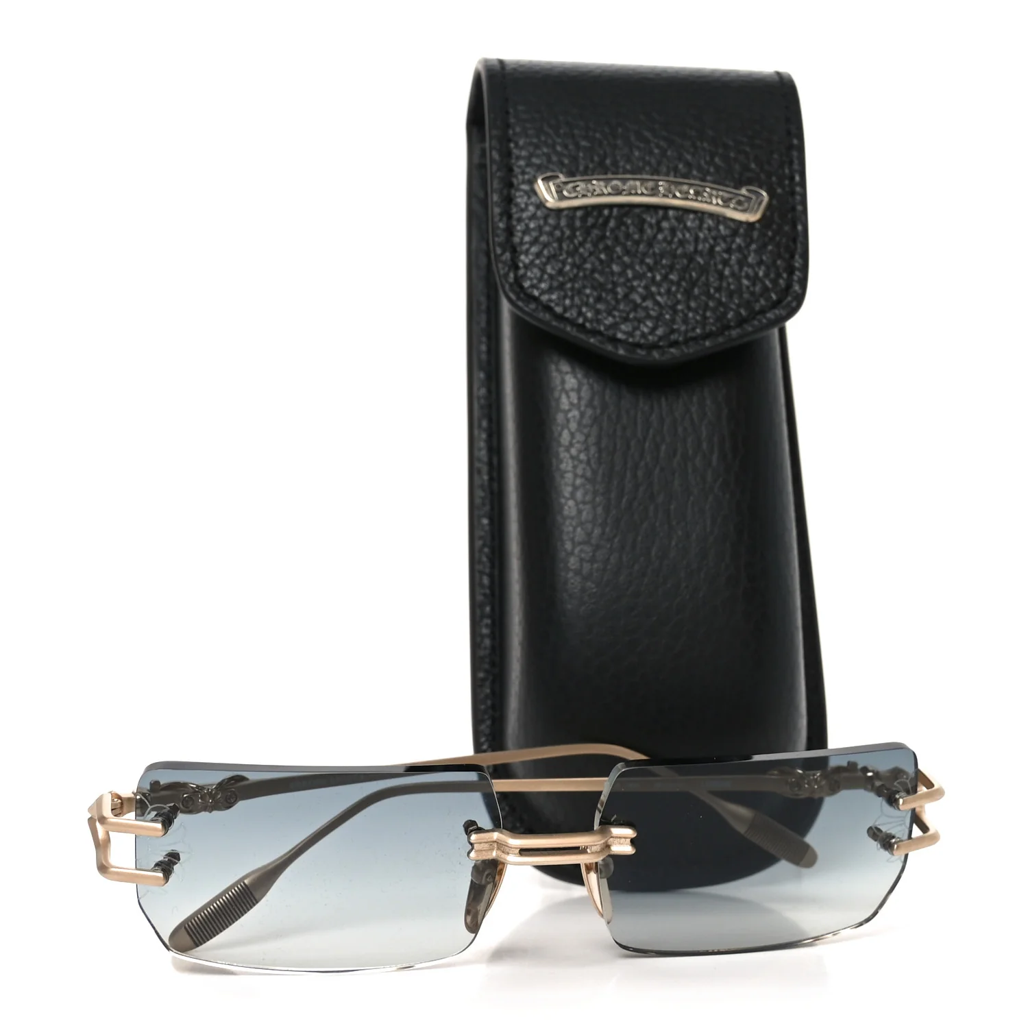Metal Lordie Sunglasses Blue Gold - Image 13