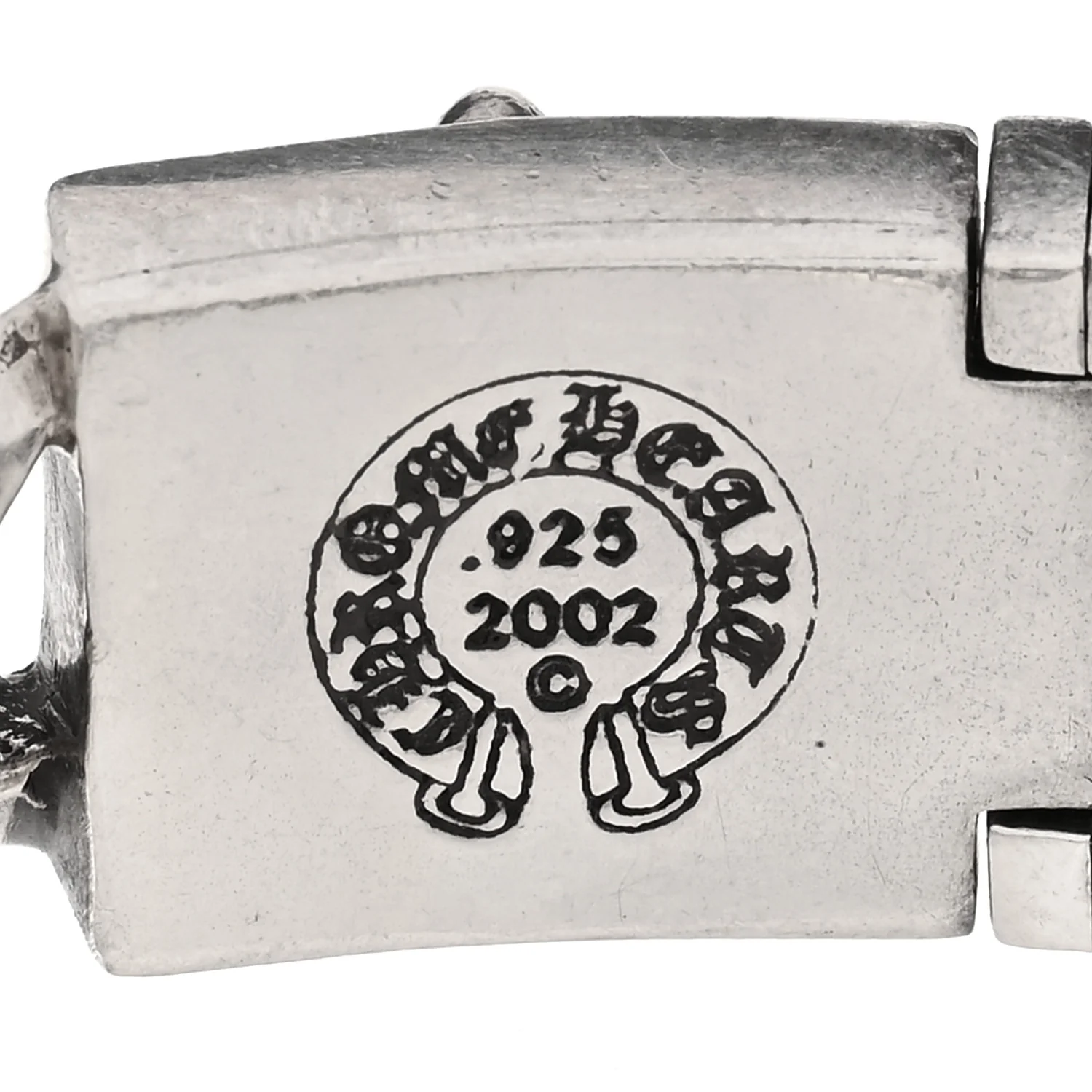 Sterling Silver Cross Box Fancy Link Curb Chain Bracelet - Image 3