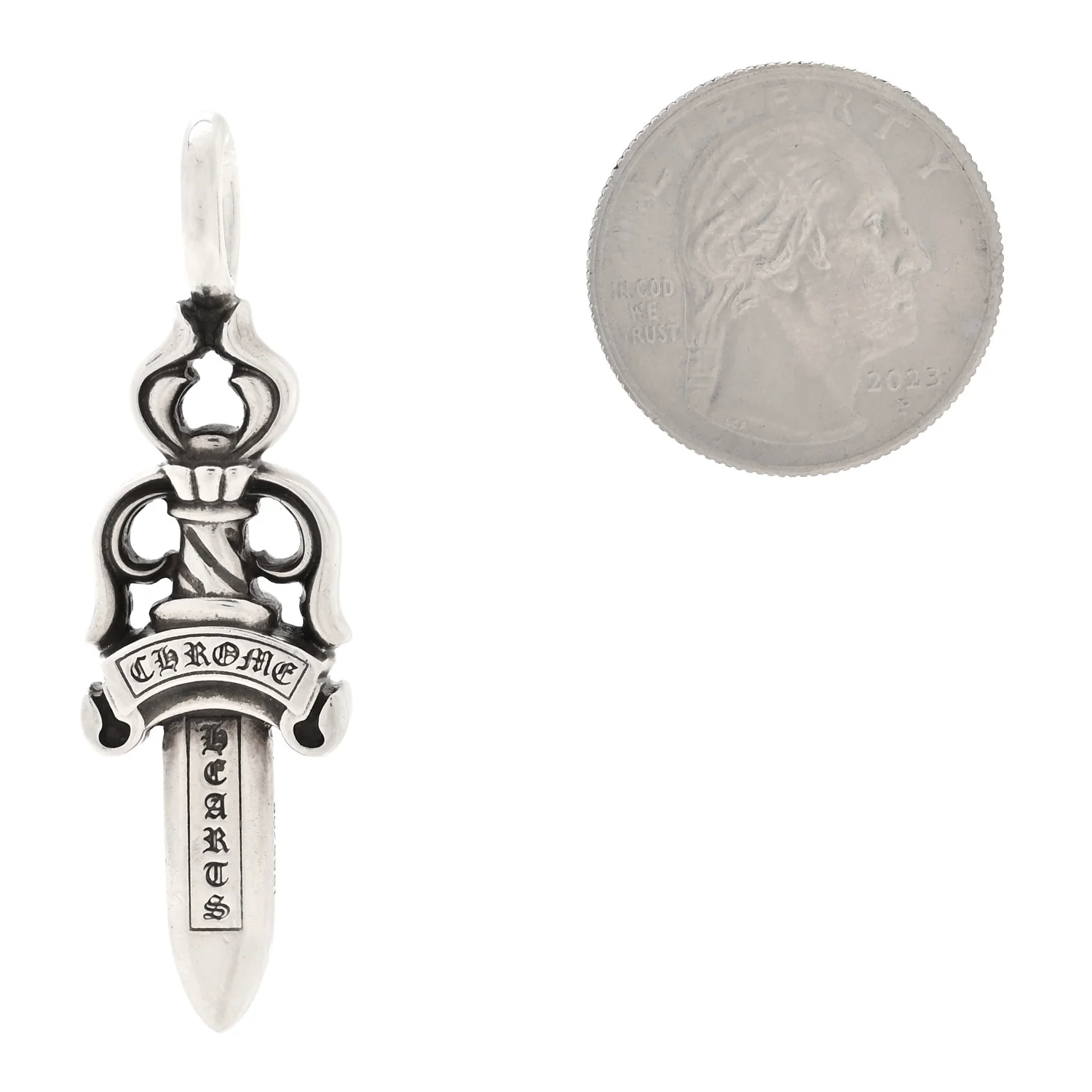 Sterling Silver Dagger Pendant - Image 2