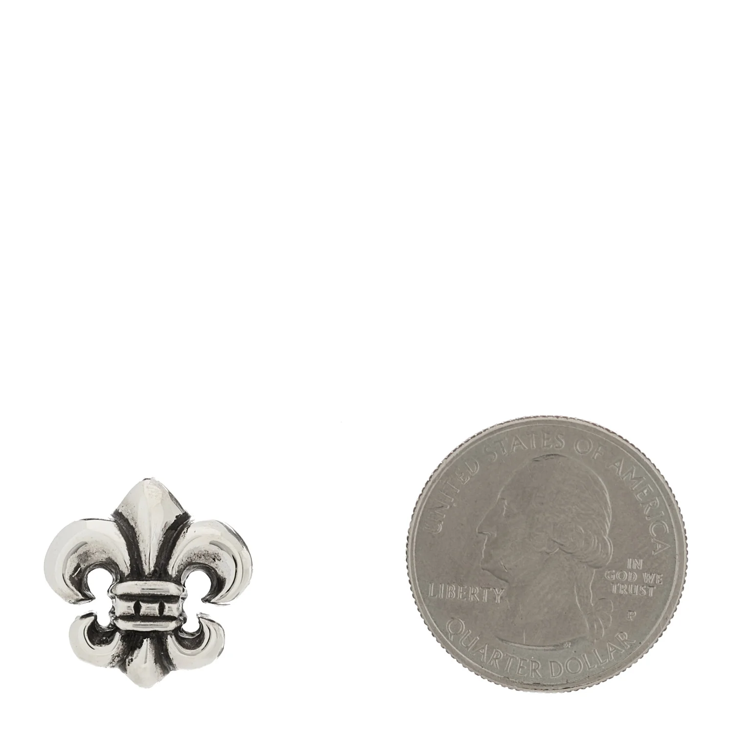 Sterling Silver Fleur de Lis Pin - Image 2