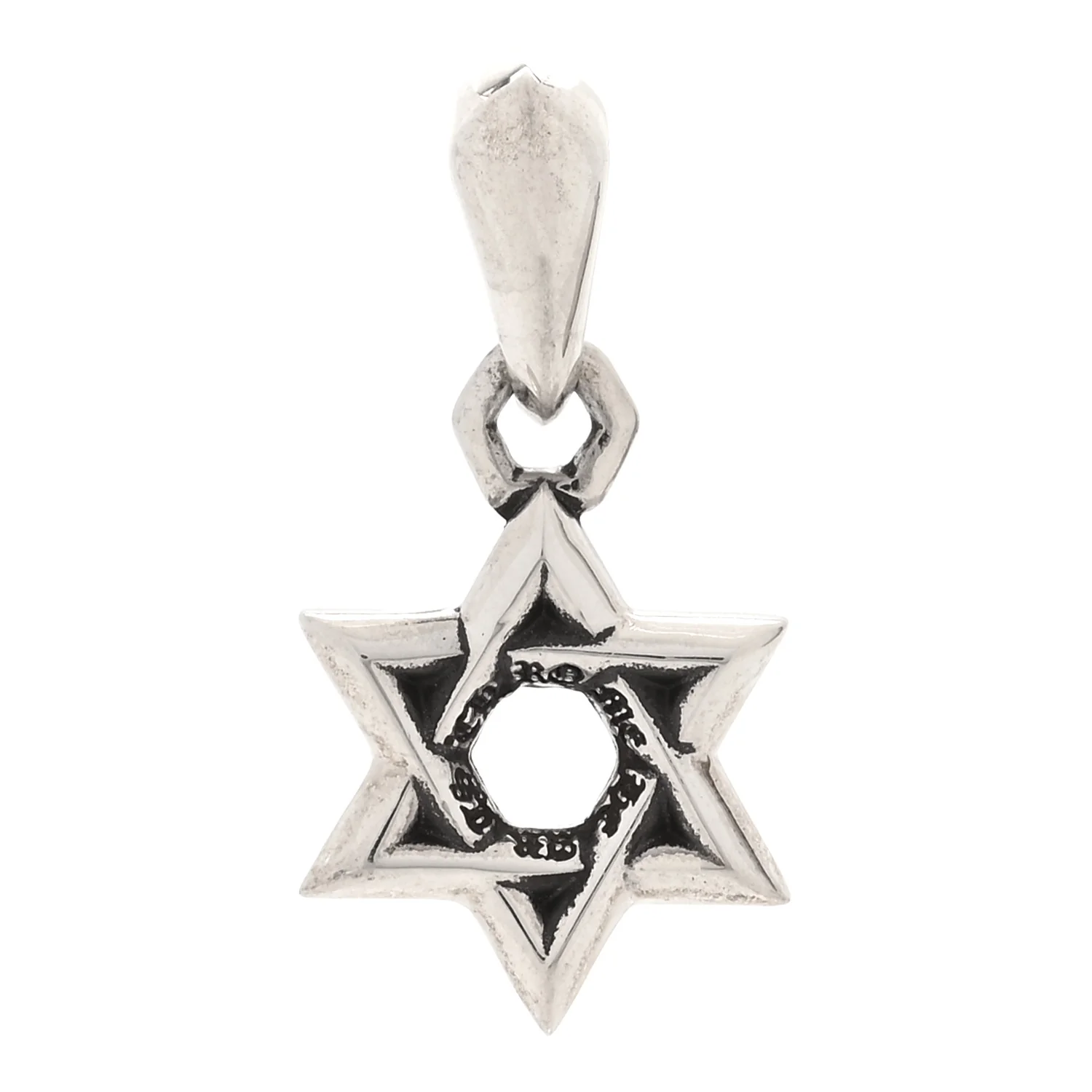 Sterling Silver Small Star of David Pendant